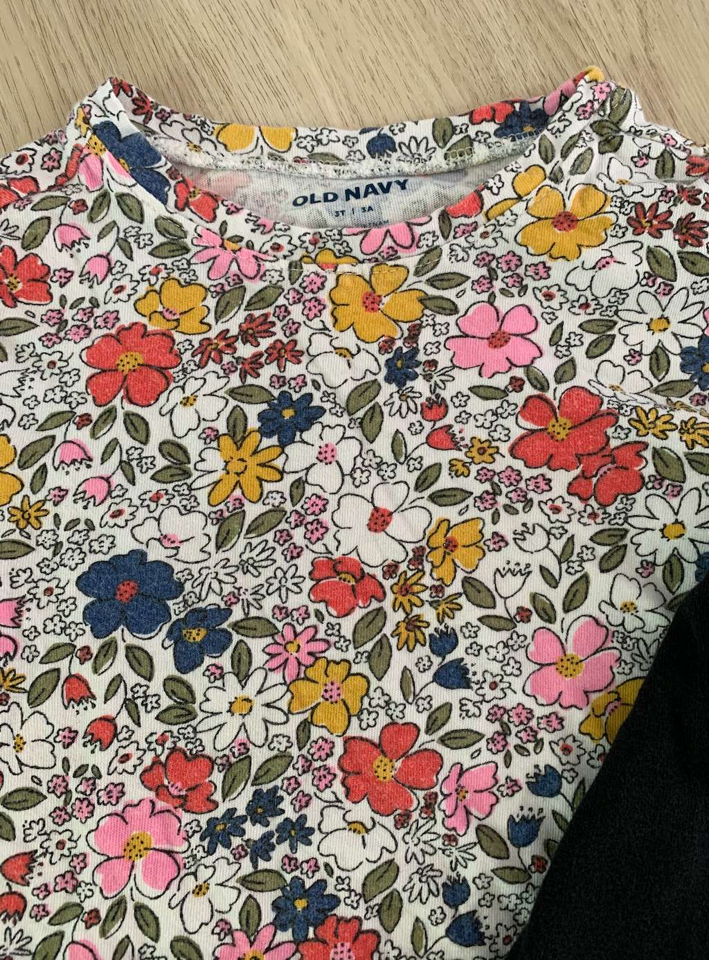 3T long sleeve bundle; neutral and florals , Kids 3T
