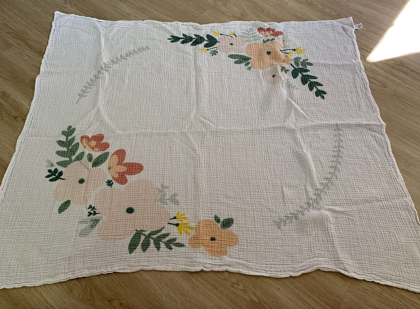 Floral & pink muslin blankets Nordstrom