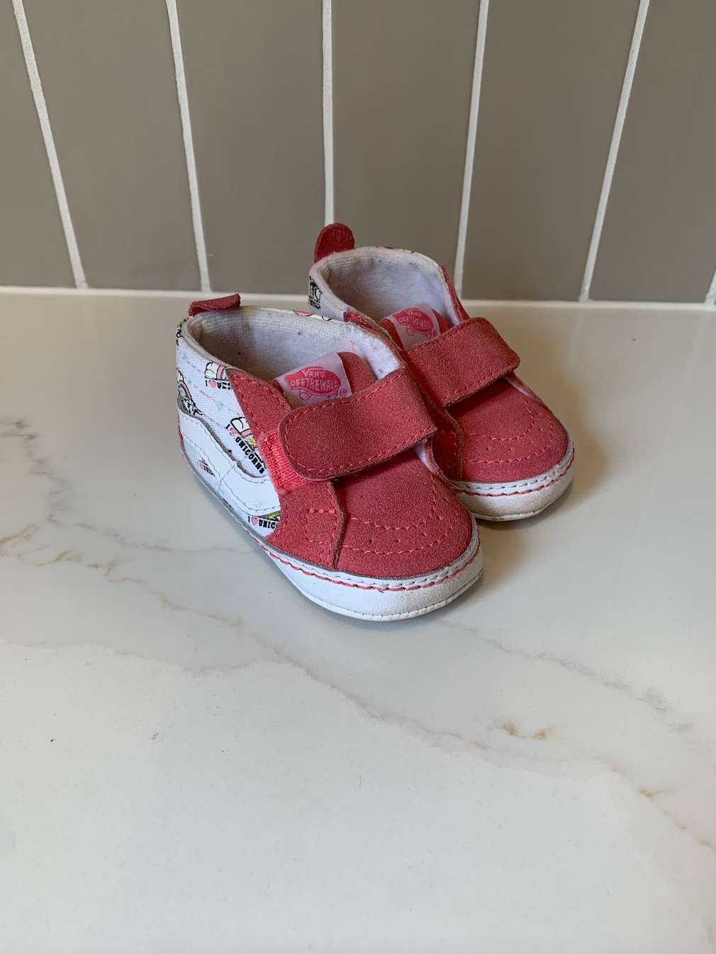 C2 vans baby girl unicorn soft shoe, Shoes 2 (Baby: 0-12 mth)