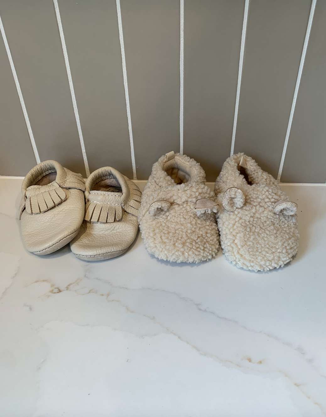 C4 Minimoc / Heyfolks slippers & Sherpa slippers, Shoes 4 (Baby: 0-12 mth)
