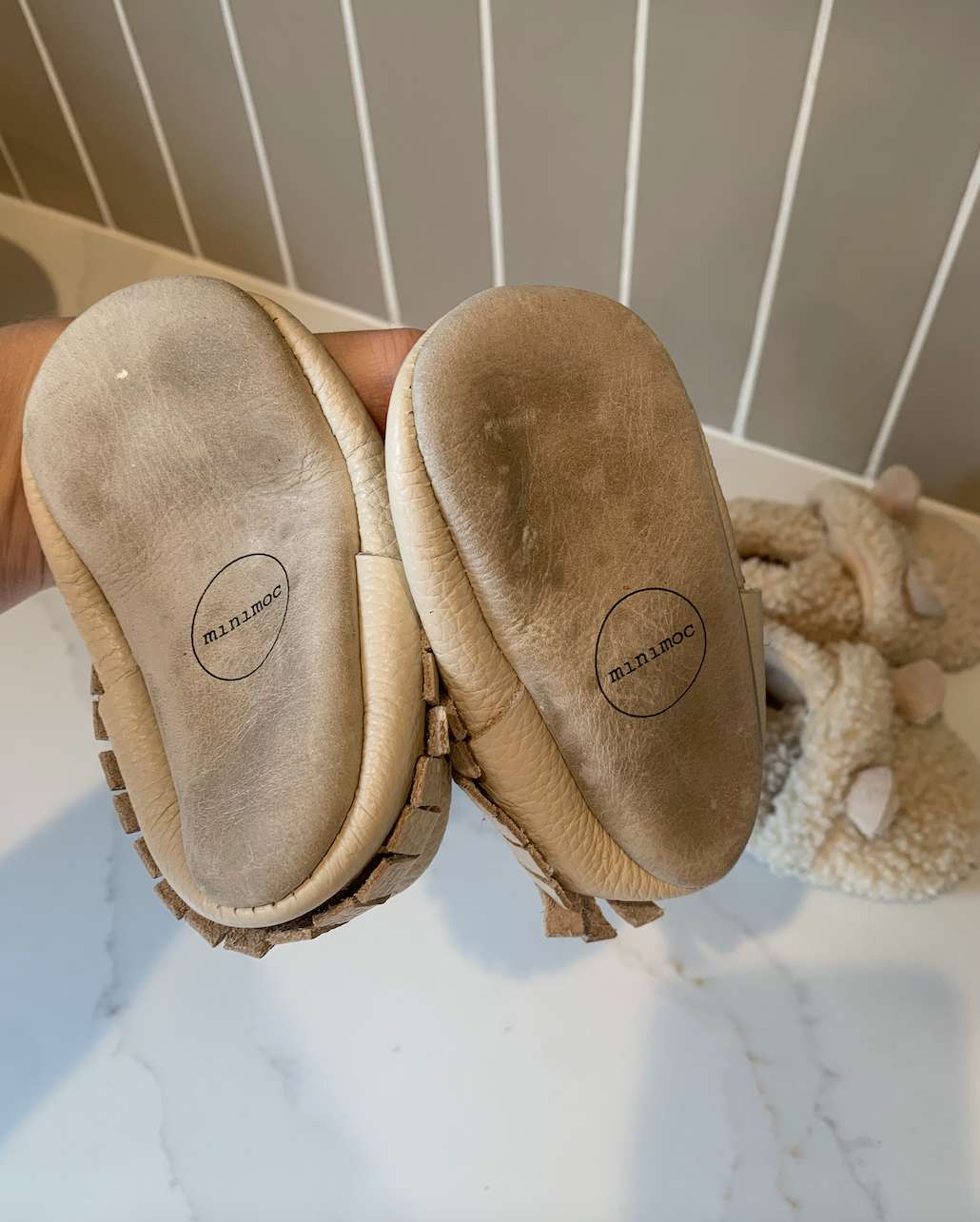 C4 Minimoc / Heyfolks slippers & Sherpa slippers, Shoes 4 (Baby: 0-12 mth)