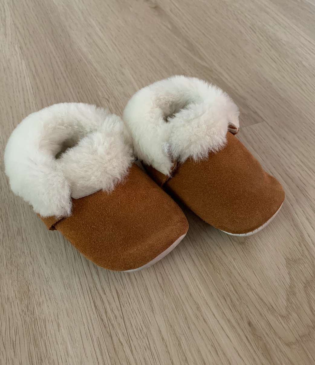 Heyfolks soft warm slipper sherpa shoe C3, Shoes 3 (Baby: 0-12 mth)