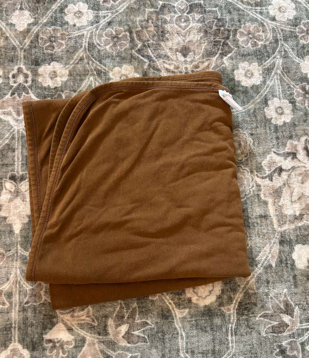 Jax & Lennon brown everything blanket ; retails $50