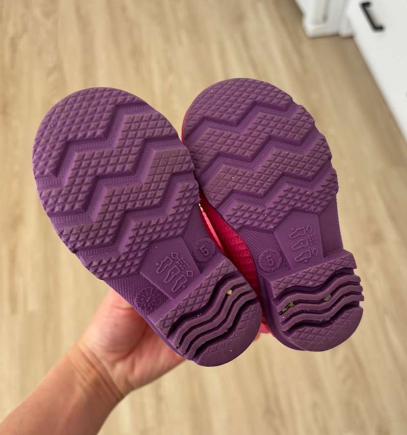 C5 Pink/Purple rain boots Kamik, Shoes 5 (Walkers:12-24 mth)