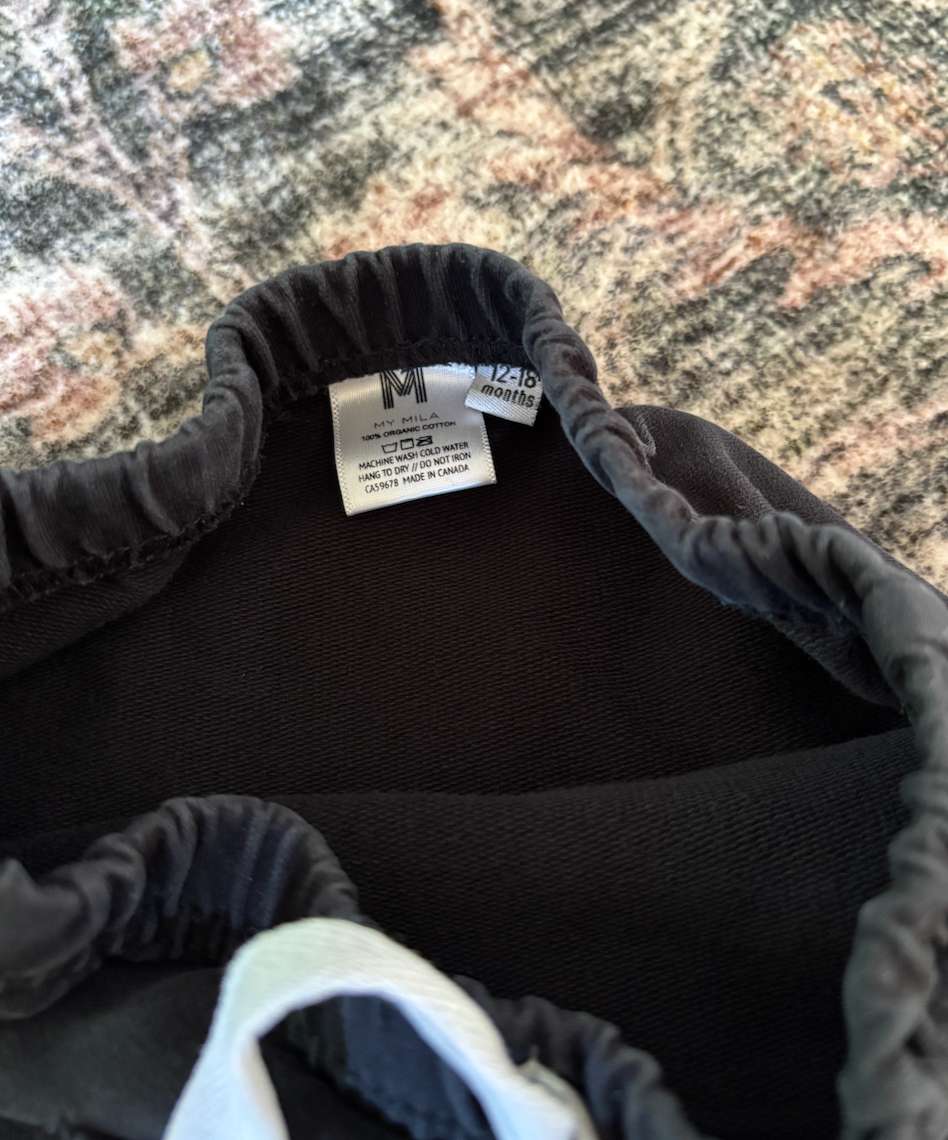 Small shop black joggers , Kids 18 Month (12-18M)