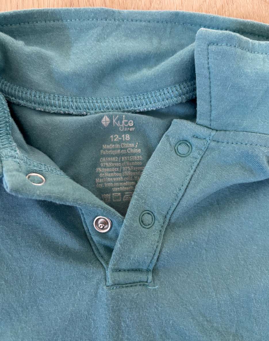 Kyte 12-18m Blue Collar shorteralls , Kids 18 Month (12-18M)