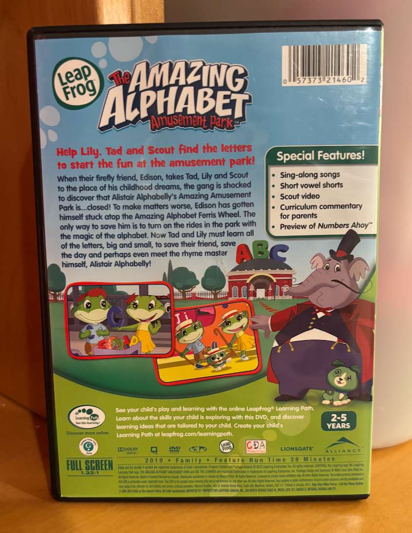 Amazing Alphabet DVD