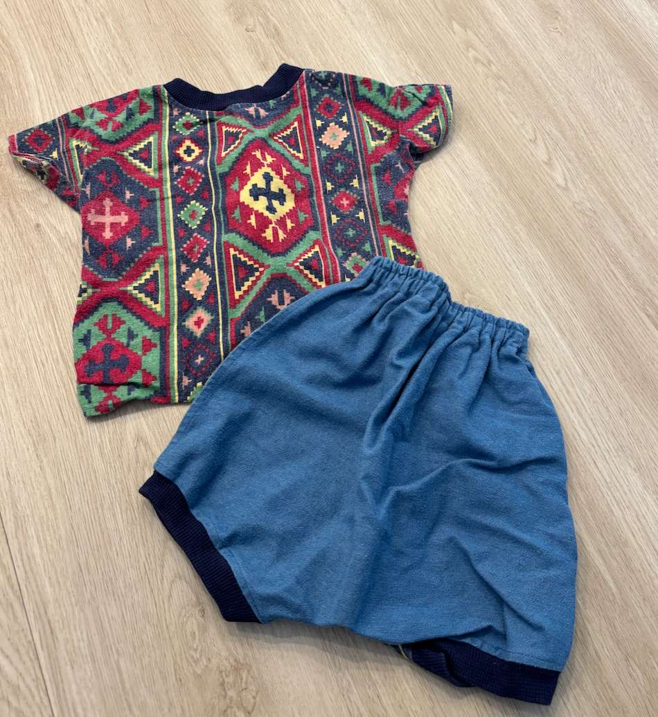 Vintage shorts set , Kids 24 Month (18-24M)