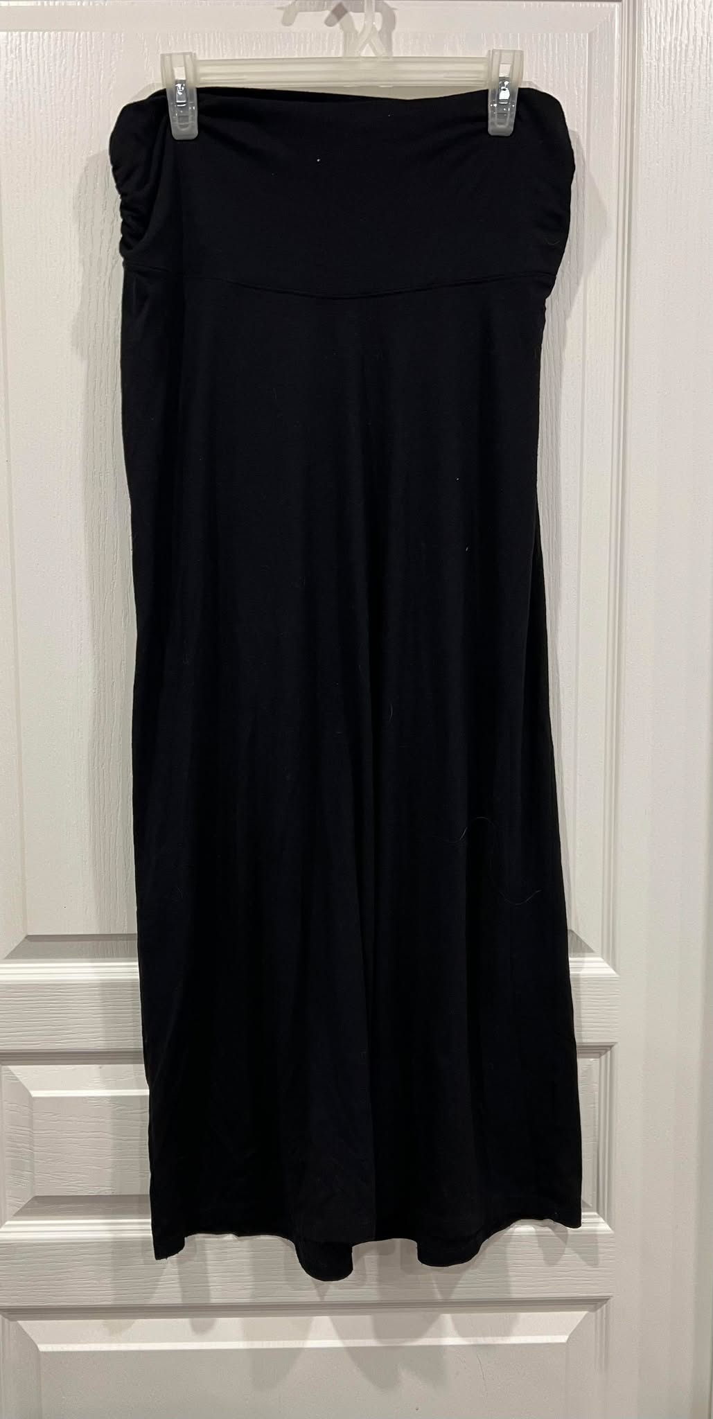VGUC, Long, Black Knit Skirt from Old Navy Maternity, size Small, Maternity S (4-6)