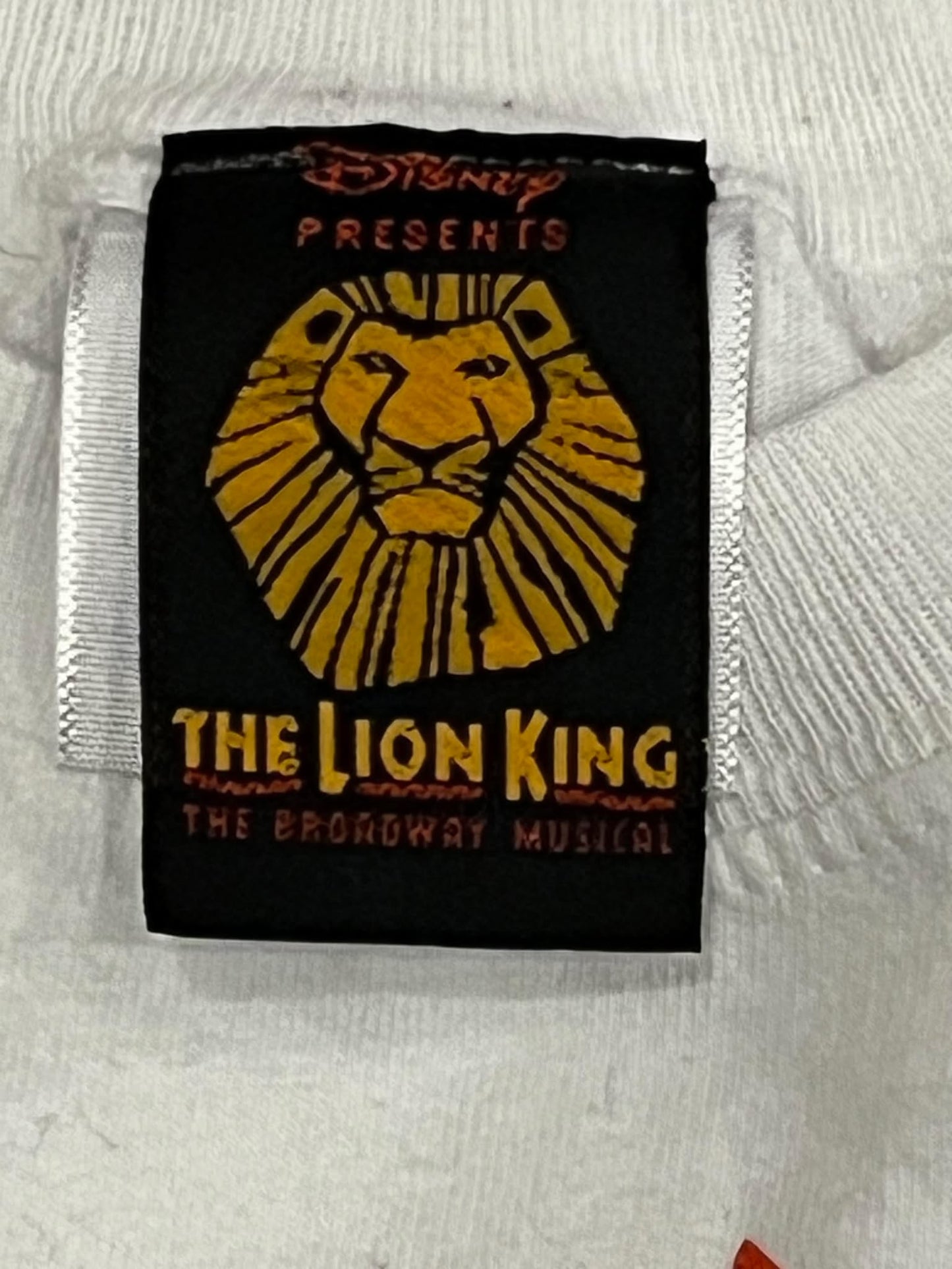 Disney's Lion King Broadway Musical T-Shirt, size 4T, Boys or Gender Neutral, VGUC, Kids 4/4T