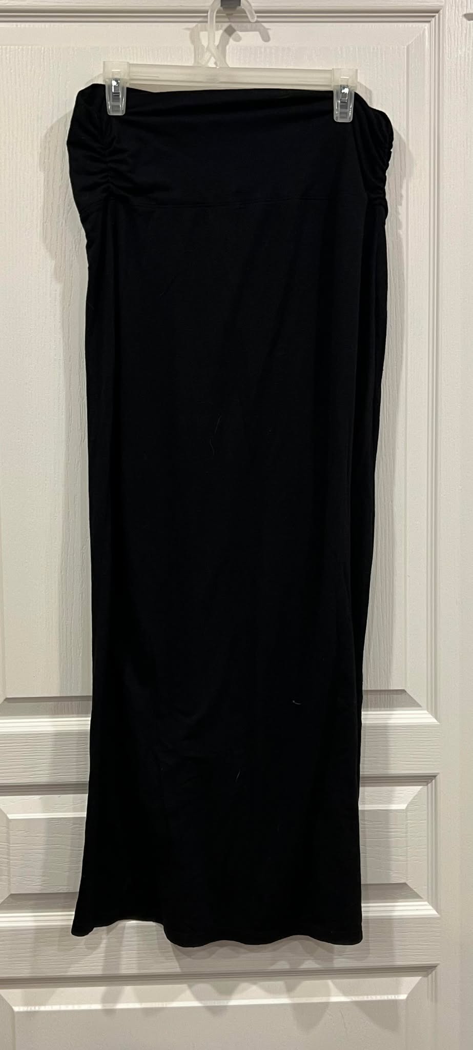 VGUC, Long, Black Knit Skirt from Old Navy Maternity, size Small, Maternity S (4-6)