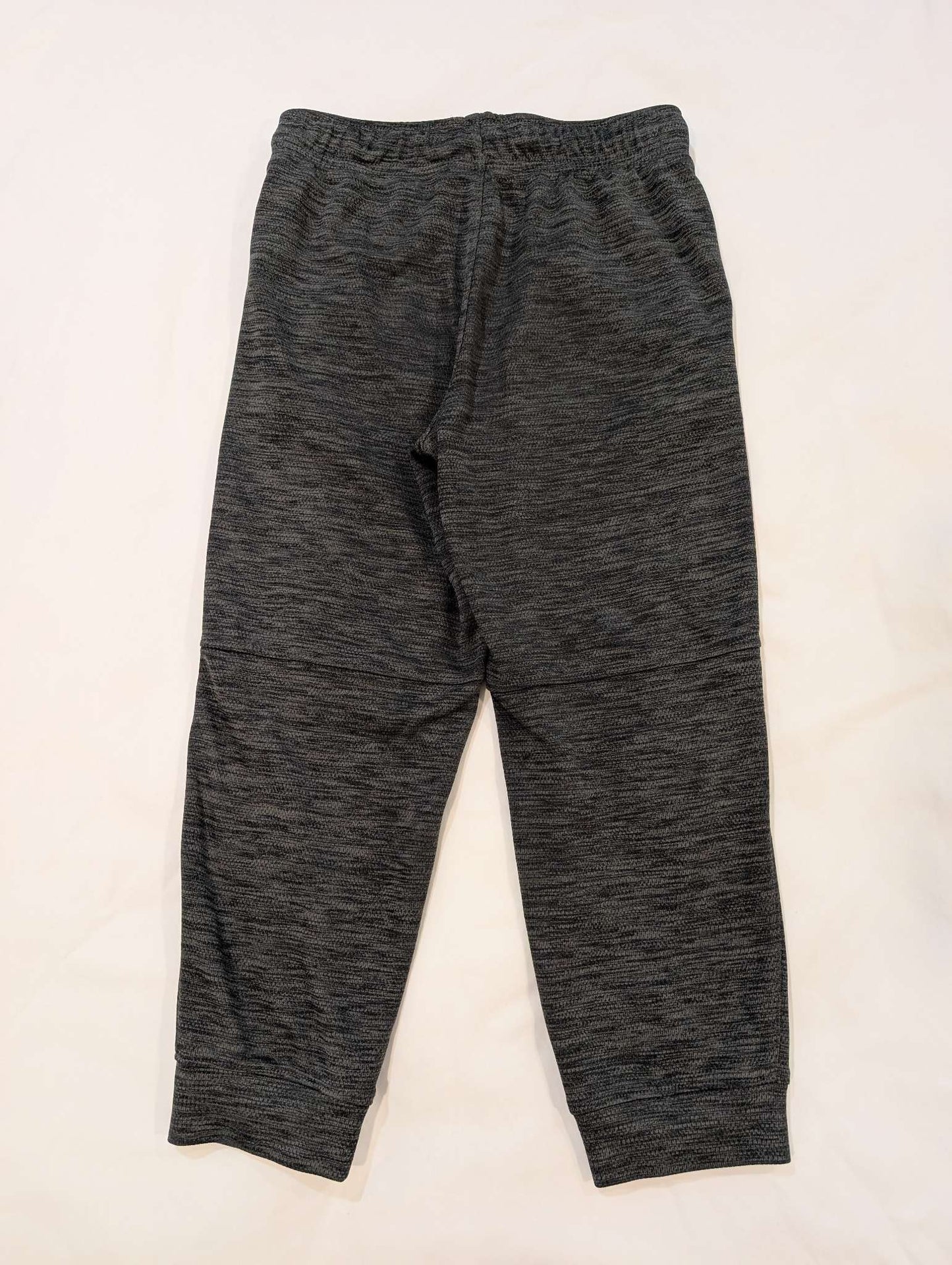 2 Pairs Athletic Pants, Black & Grey, Size 6/7, Boys, Kids 6/6X (extra small)