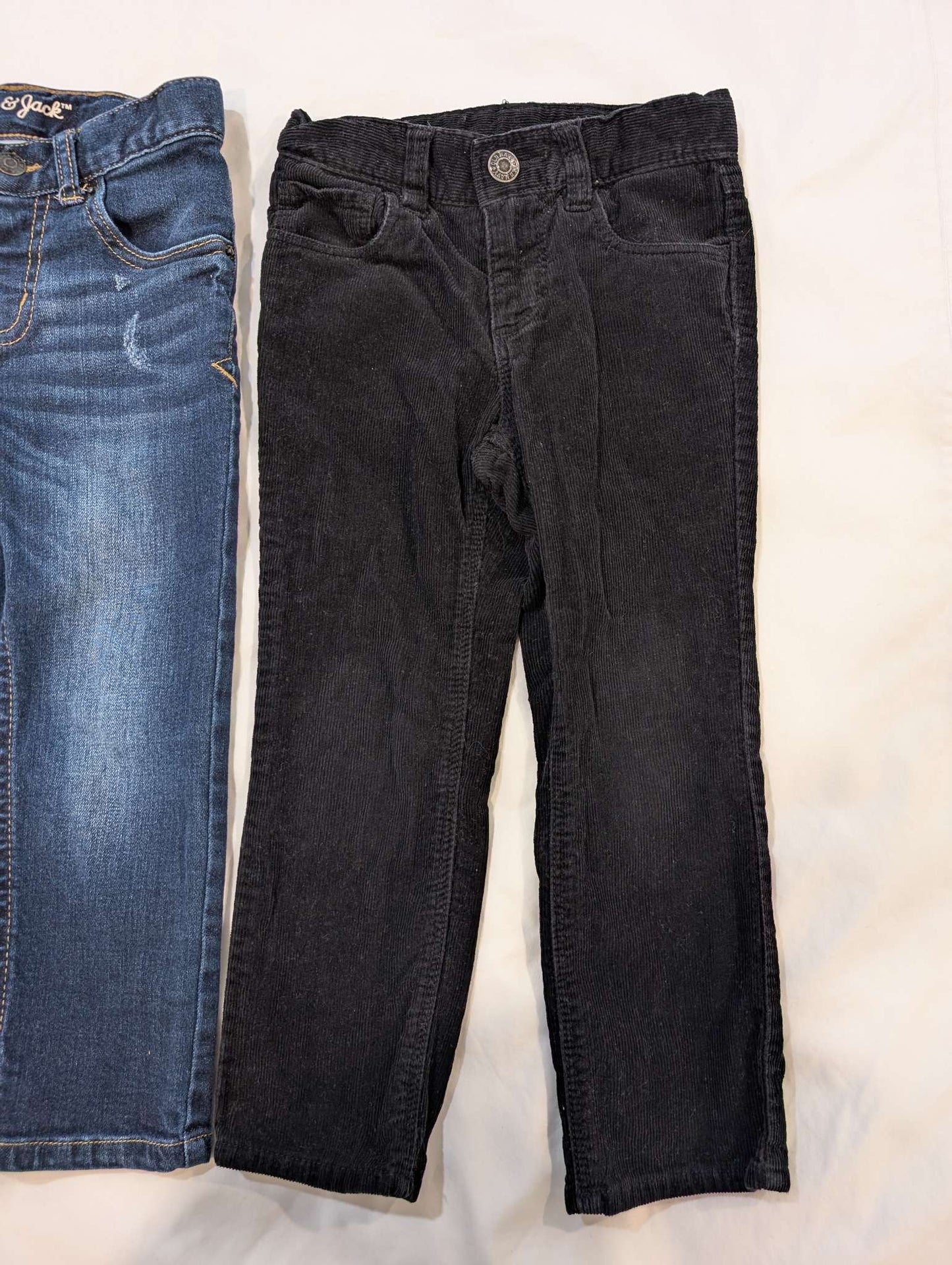 2 Pairs Pants, 3T, Black Cords & Denim, Cat & Jack, Old Navy, Kids 3T