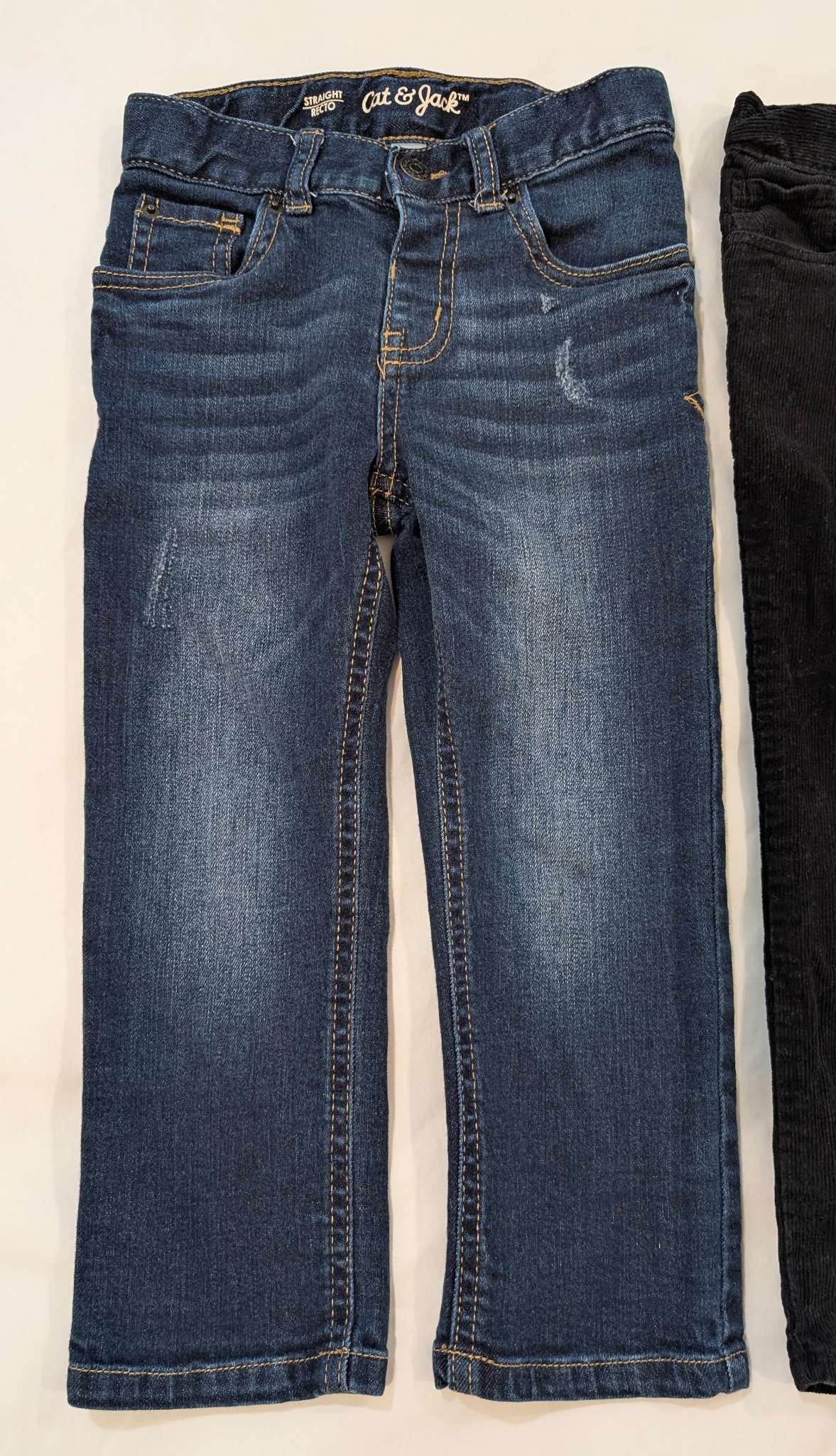 2 Pairs Pants, 3T, Black Cords & Denim, Cat & Jack, Old Navy, Kids 3T