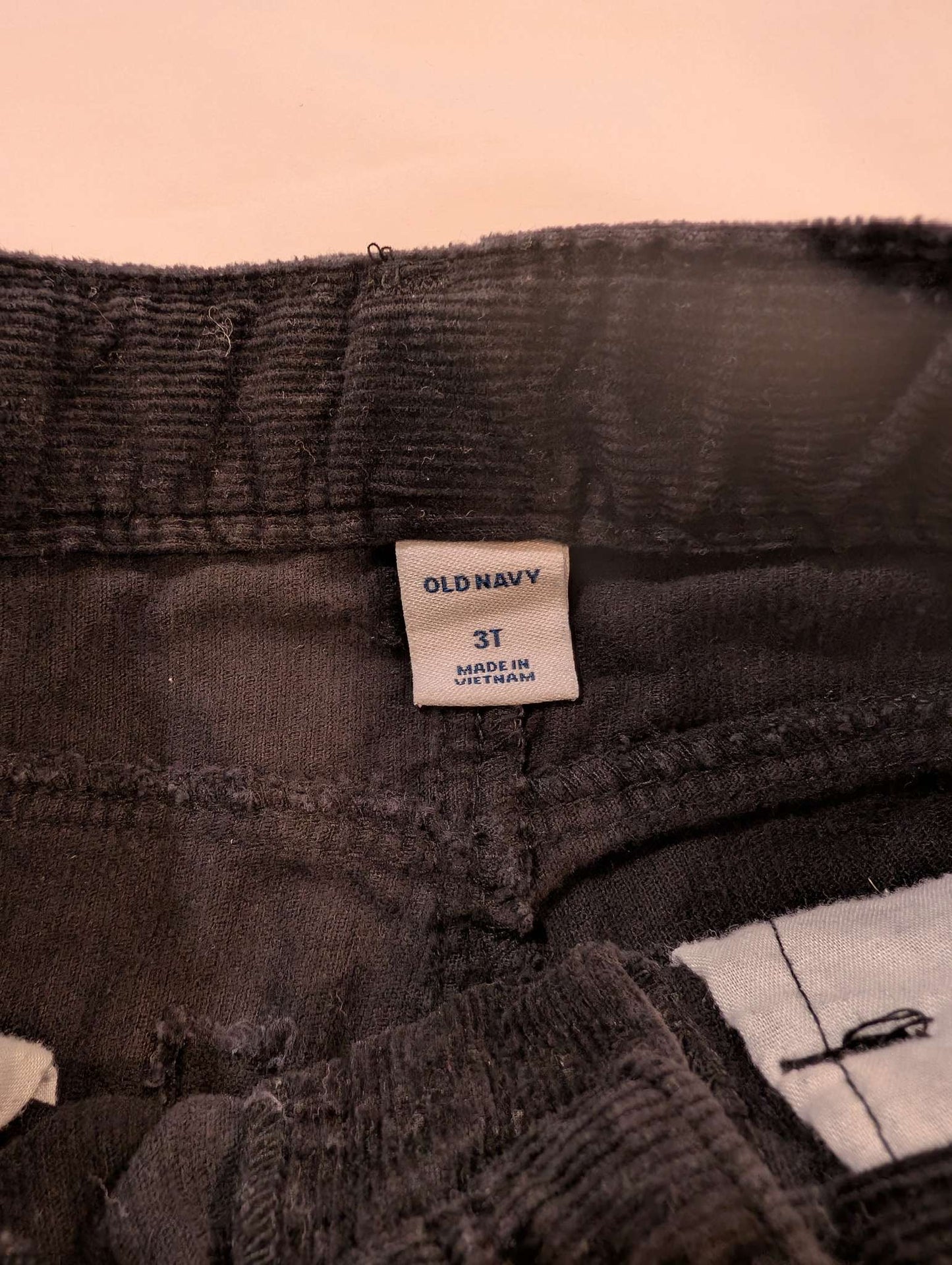 2 Pairs Pants, 3T, Black Cords & Denim, Cat & Jack, Old Navy, Kids 3T