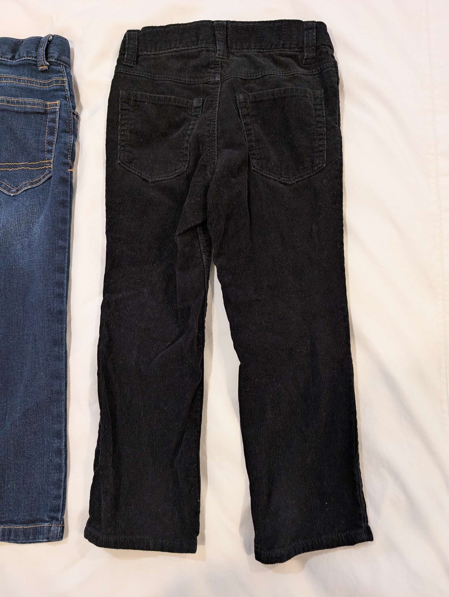 2 Pairs Pants, 3T, Black Cords & Denim, Cat & Jack, Old Navy, Kids 3T