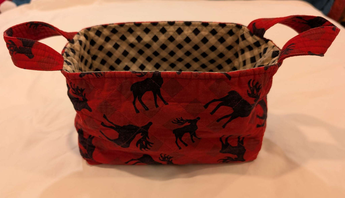 Woodlands Themed Fabric Bin