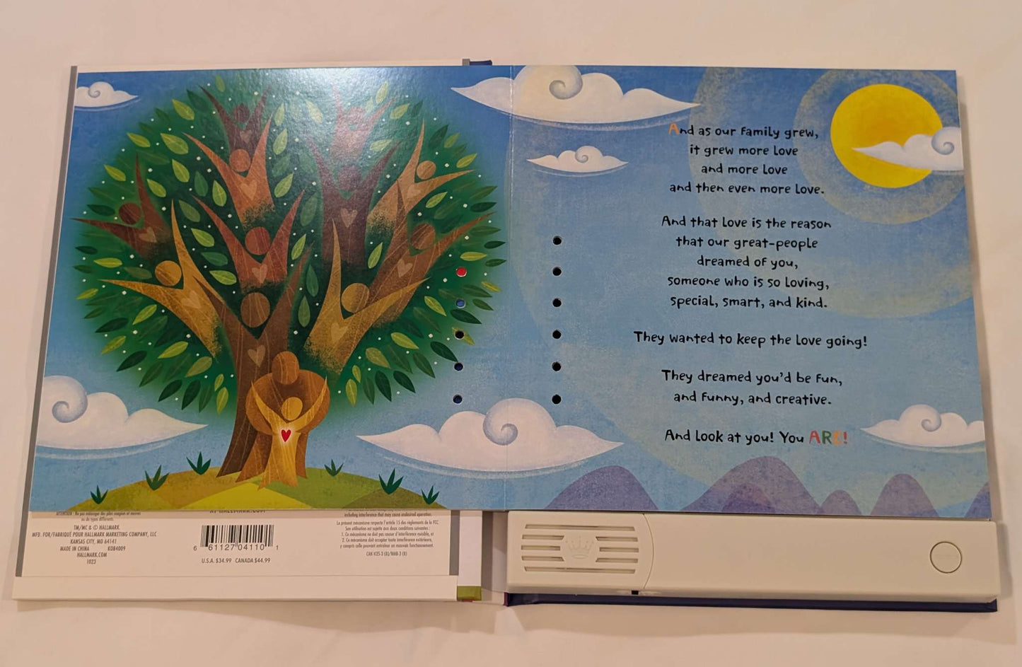 Hallmark "The Story of Us," Recordable Book, MSRP: $50