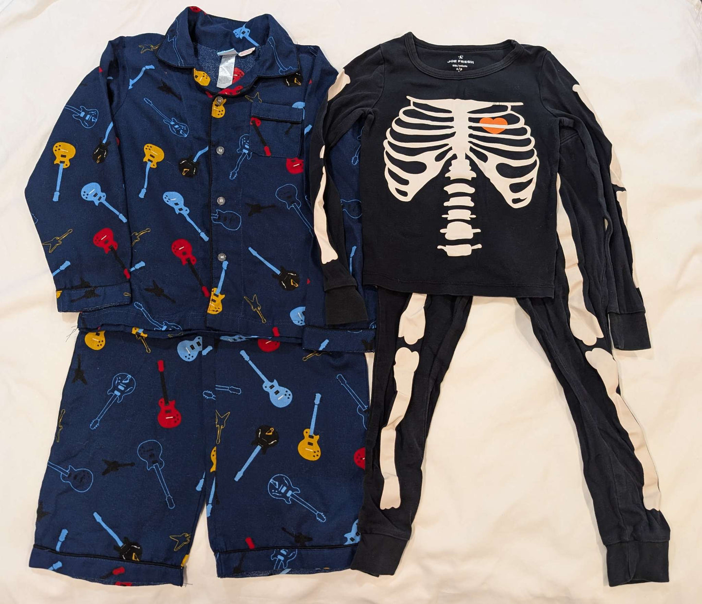 2 Pairs Size 6 PJs, Petit Lem and Joe Fresh , Kids 6/6X (extra small)