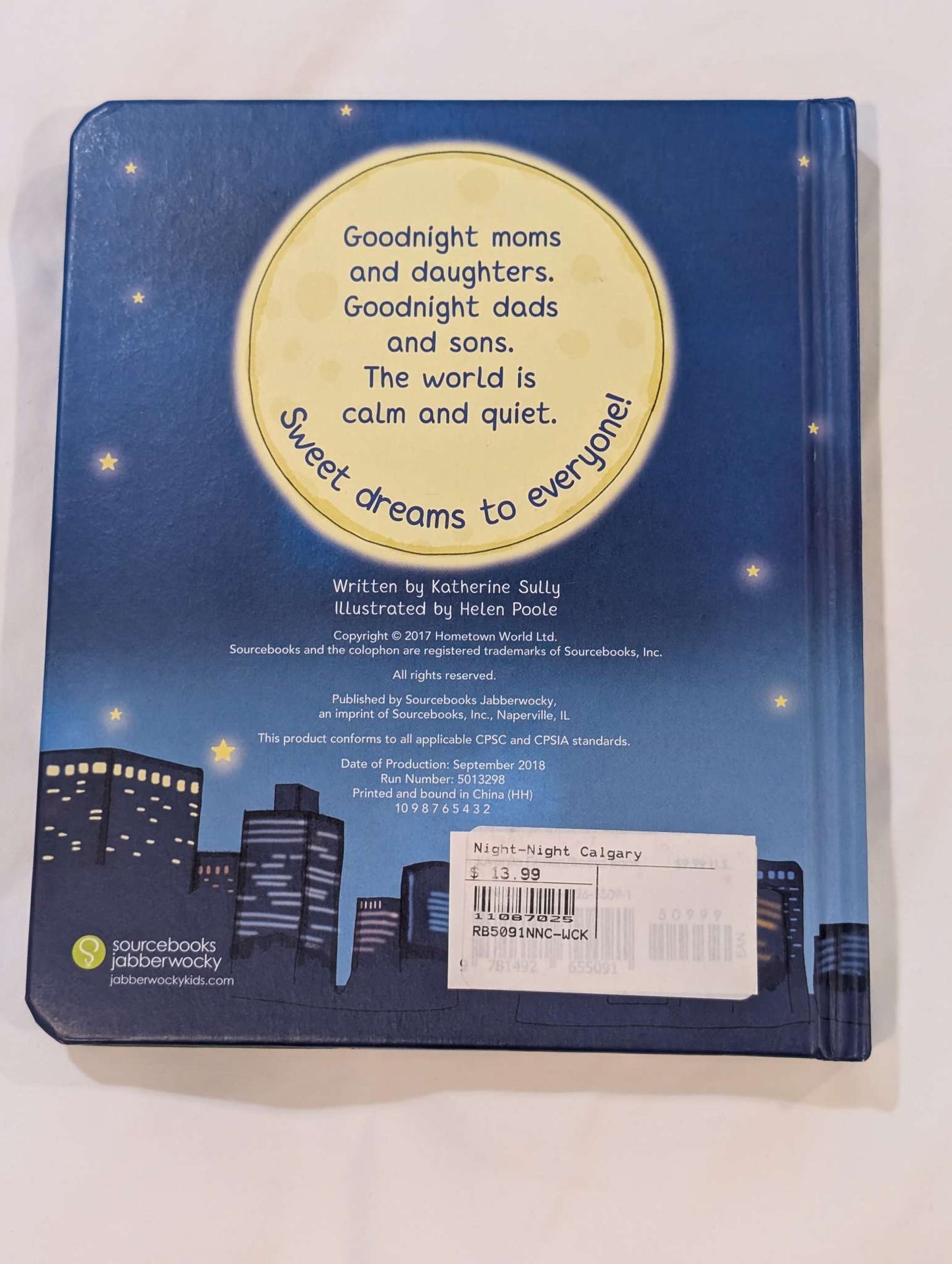 Night Night Calgary Book