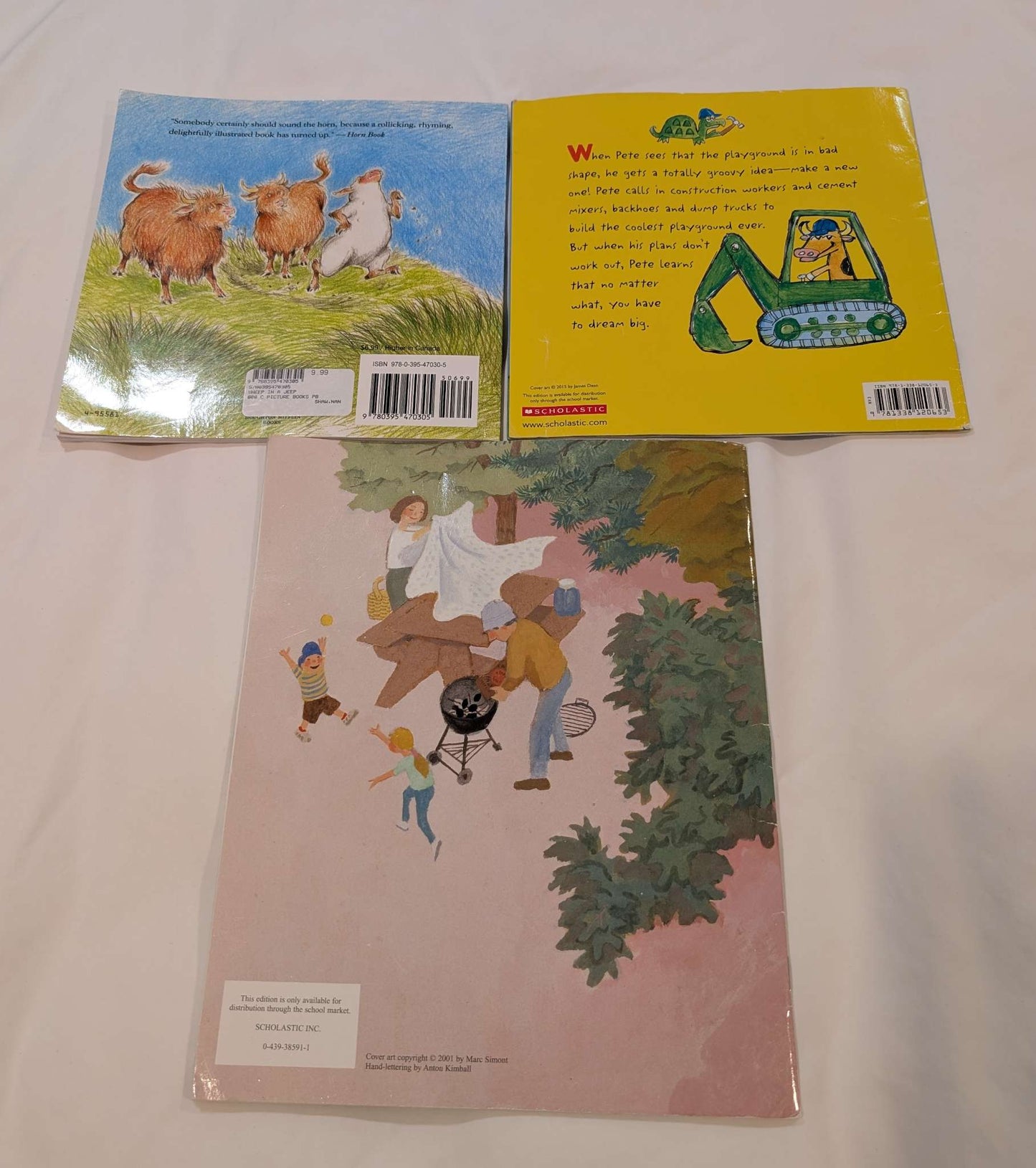 Sheep in a Jeep, Pete the Cat and The Stray Dog Books