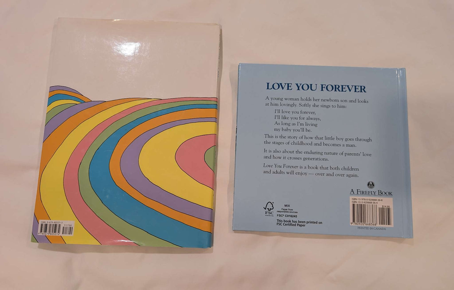 2 Classic Books-Oh The Places You Will Go and Love You Forever