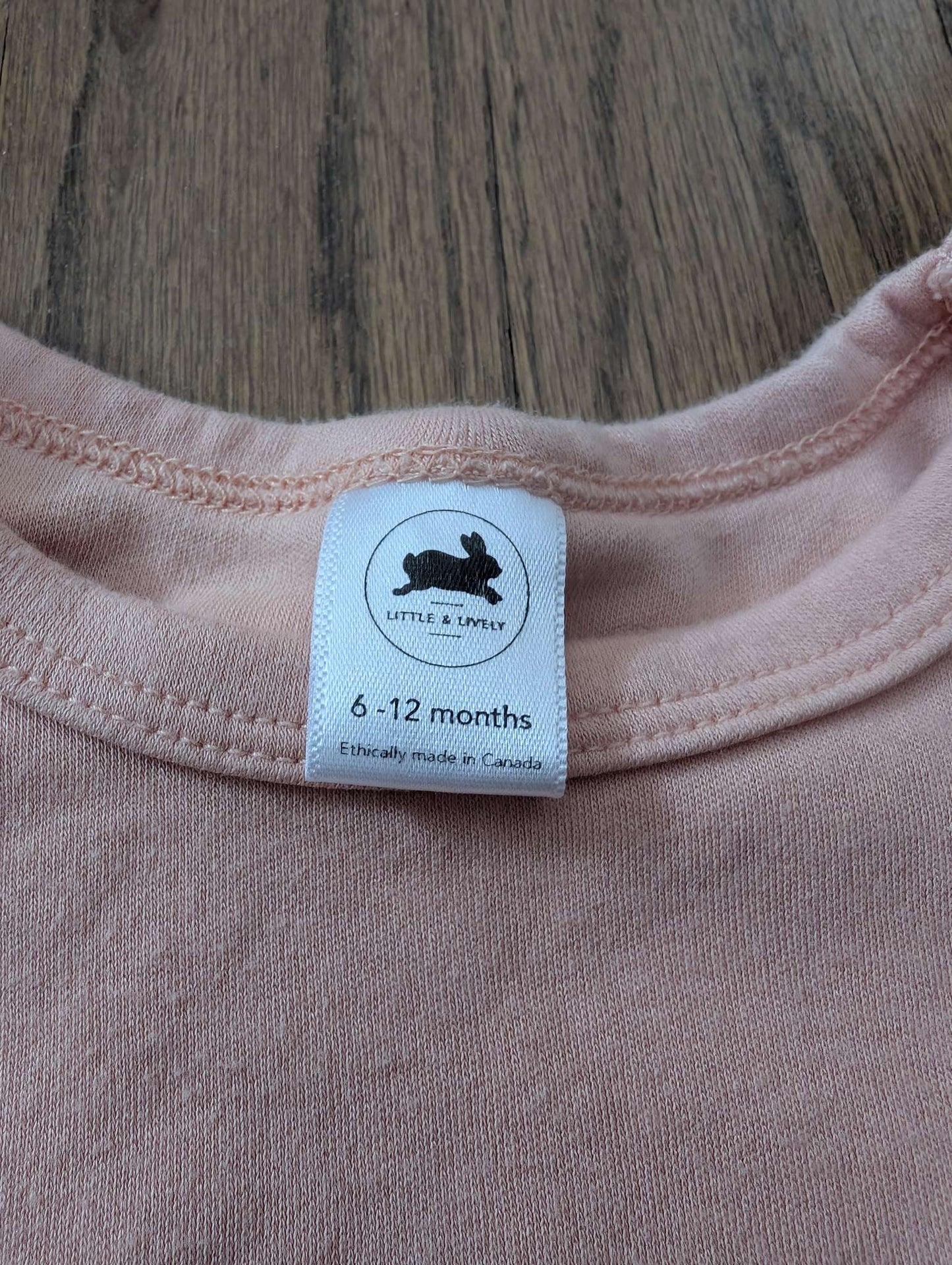 6-12M Ruffle Sleeve Shirt, Little & Lively, Kids 12 Month (9-12M)