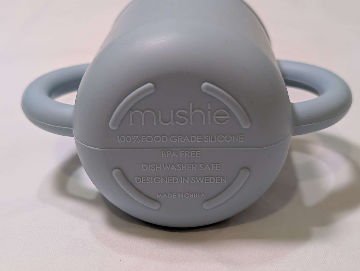 Mushies Training Cup & Straw, MSRP: $24-Powder Blue