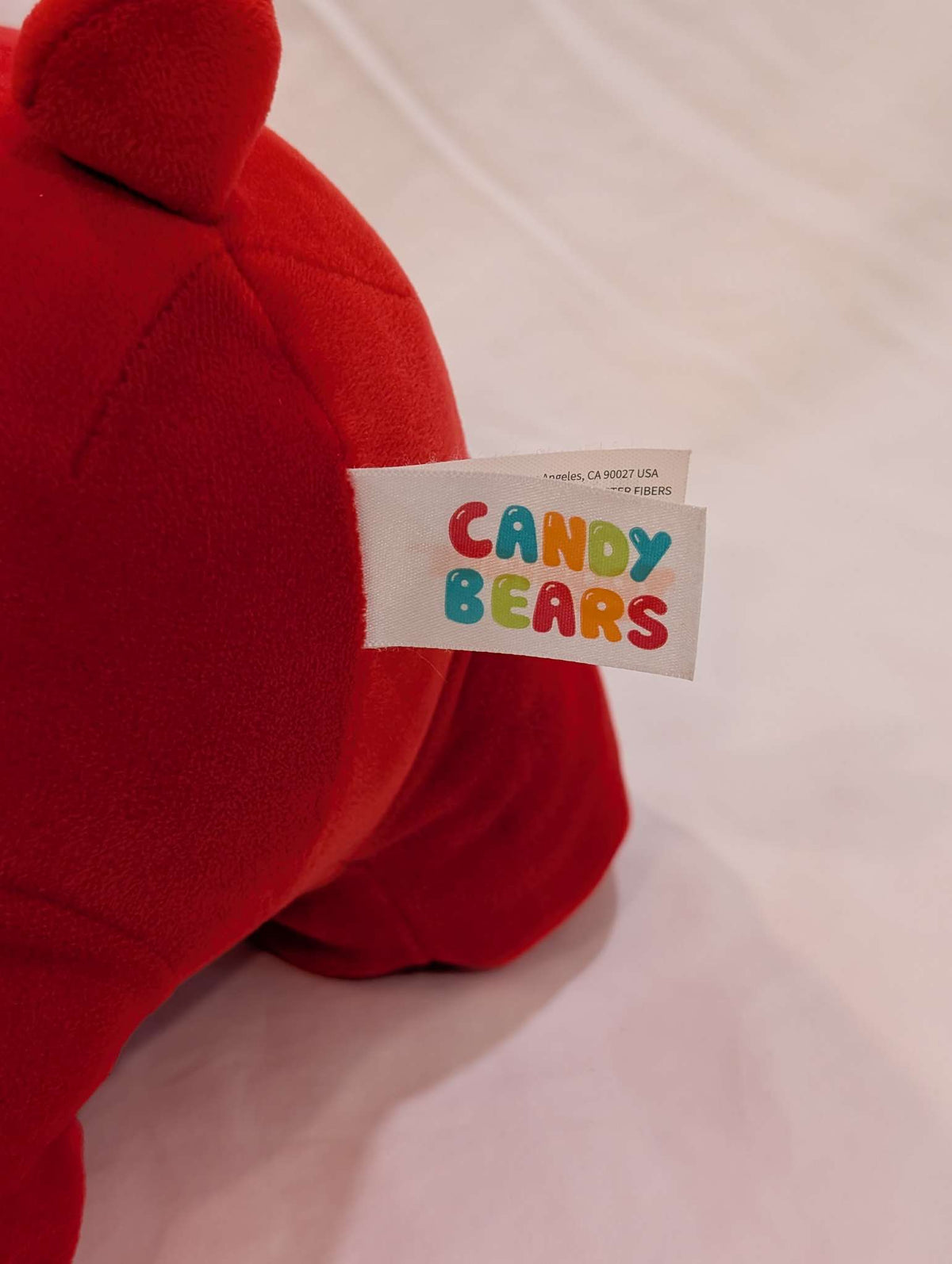 Red Plush Bear, Super Soft