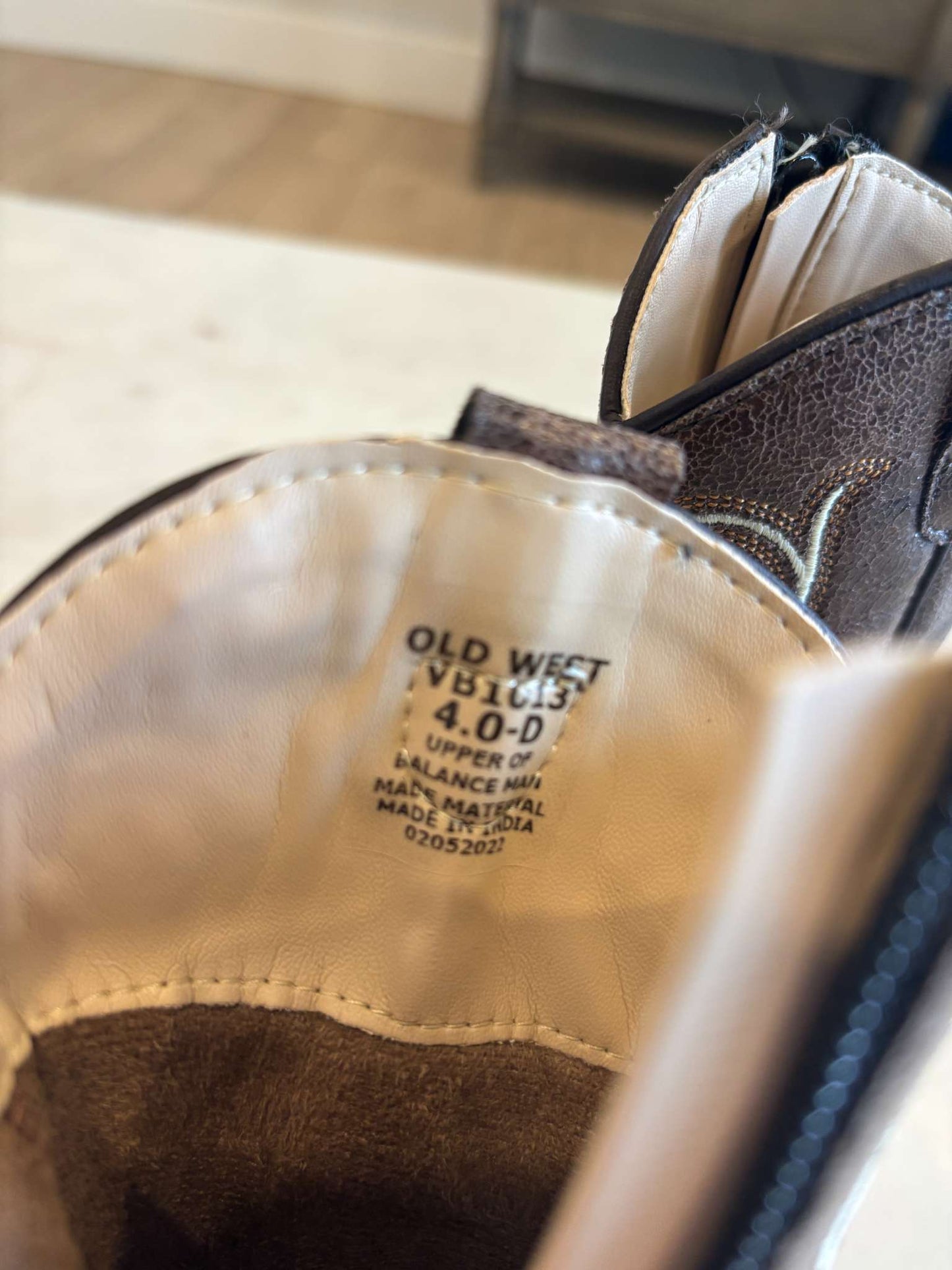 Like New Cowboy Boots, Shoes 4 (Baby: 0-12 mth)