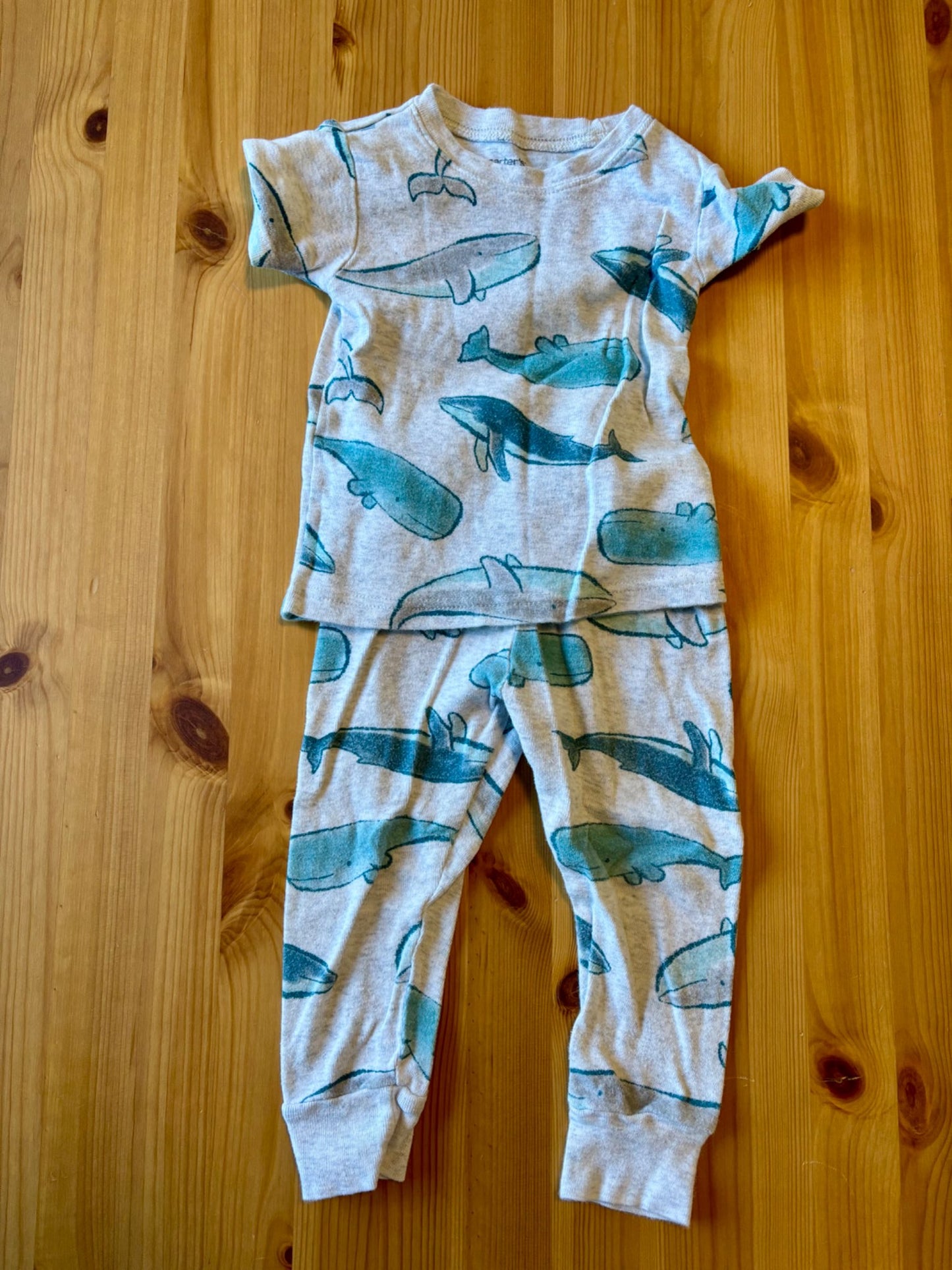 18m Carter’s Whale PJs, Kids 18 Month (12-18M)