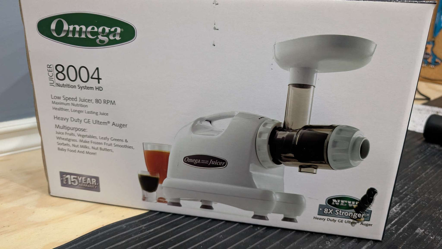 Omega Nutrition System: Juicer/Food Processor