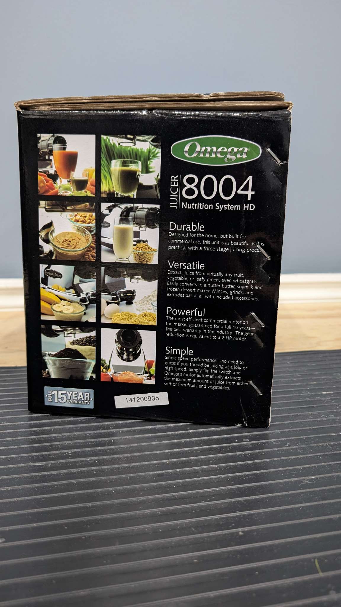 Omega Nutrition System: Juicer/Food Processor