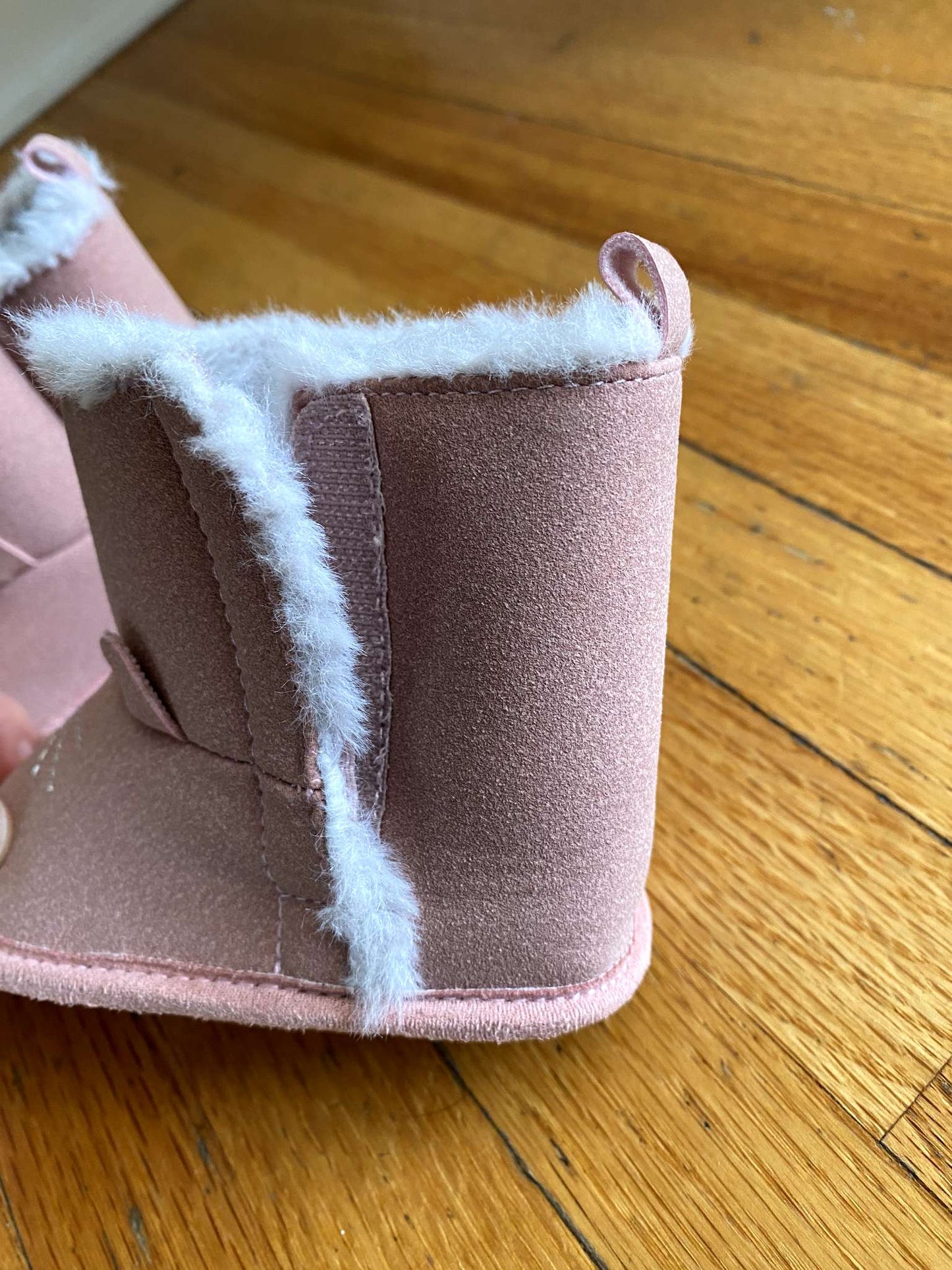 Pink Boots Fur-lined, 3-6m, Shoes 3 (Baby: 0-12 mth)
