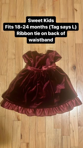 18-24 months Red Fancy Dress, Kids 24 Month (18-24M)