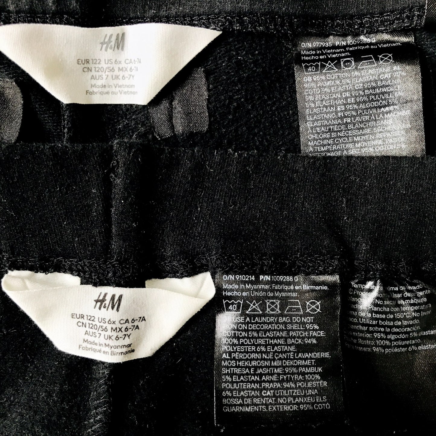 H&M Warm Leggings Bundle, Retails $26, Kids 6/6X