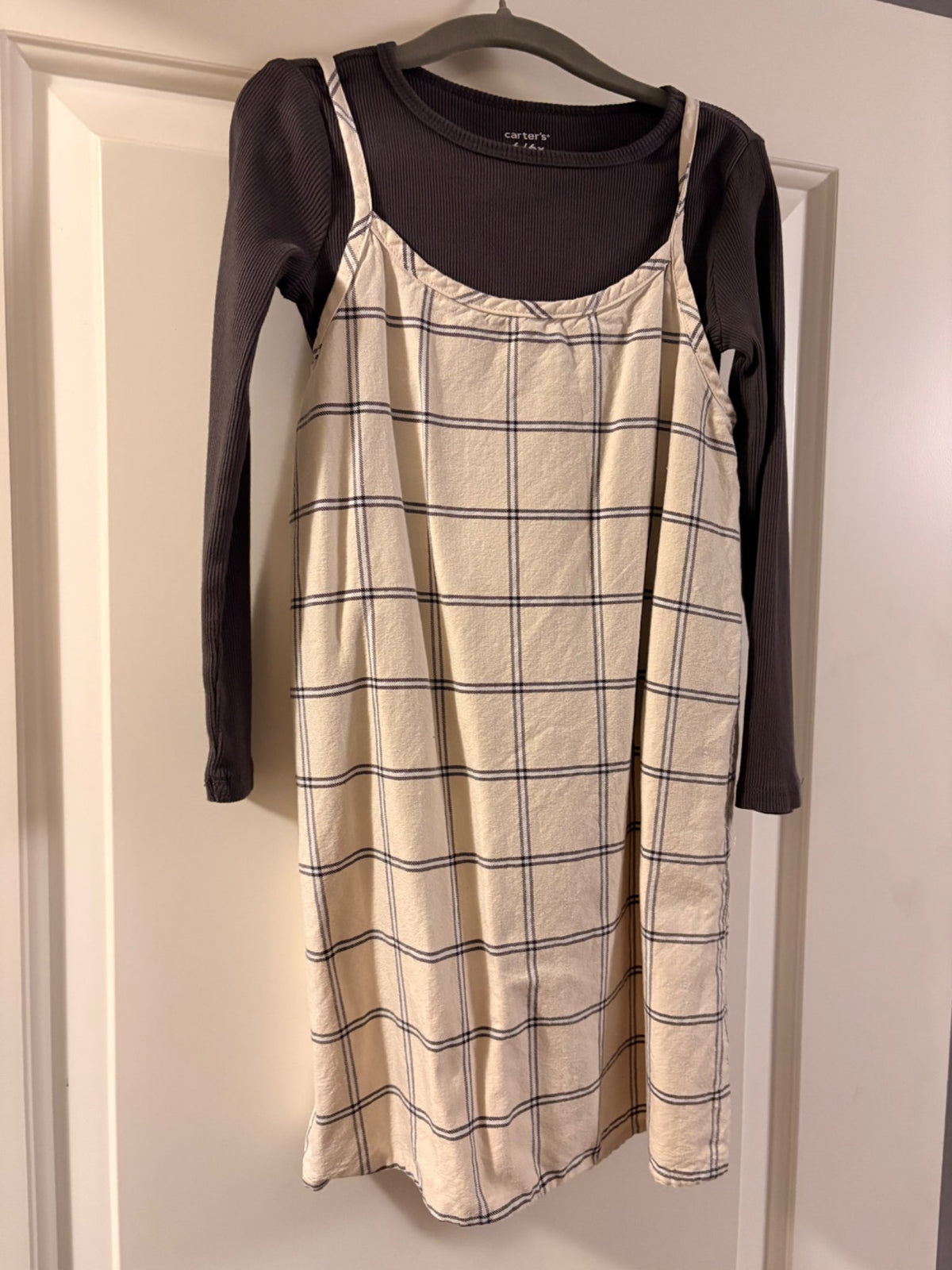 Carter's 2-Piece Plaid Dress Set, Kids 6/6X