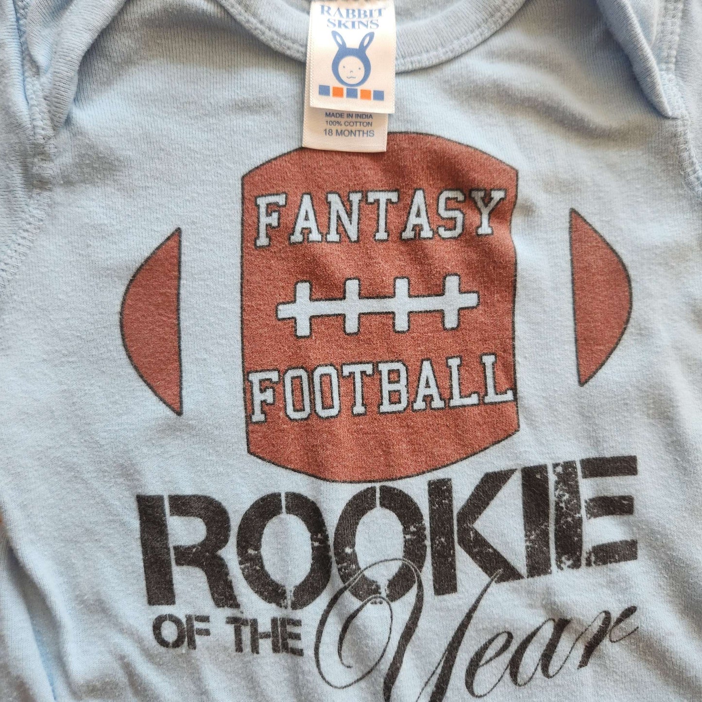 18 month football onsie + squishy football toy, Kids 18 Month (12-18M)