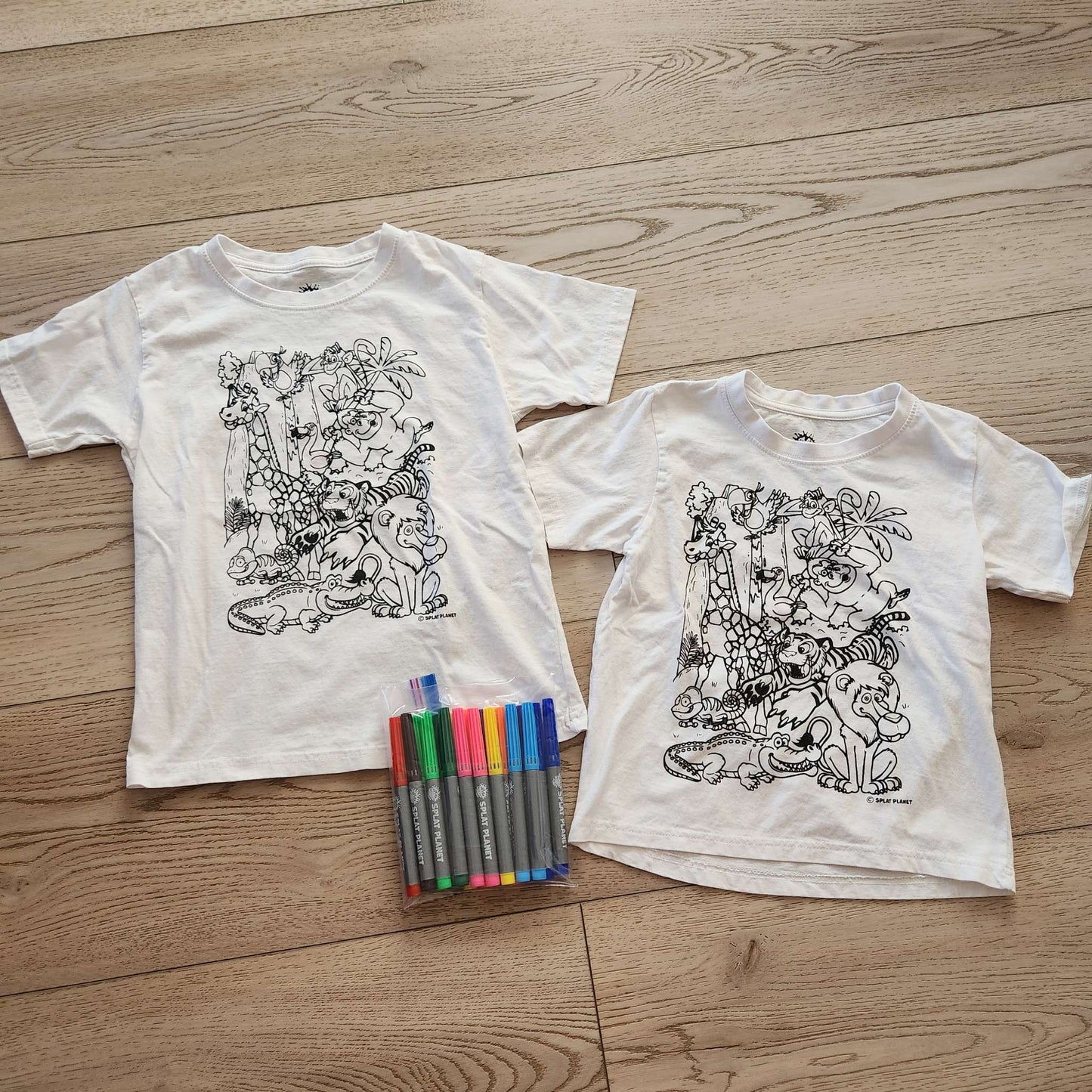 Coloring t-shirts