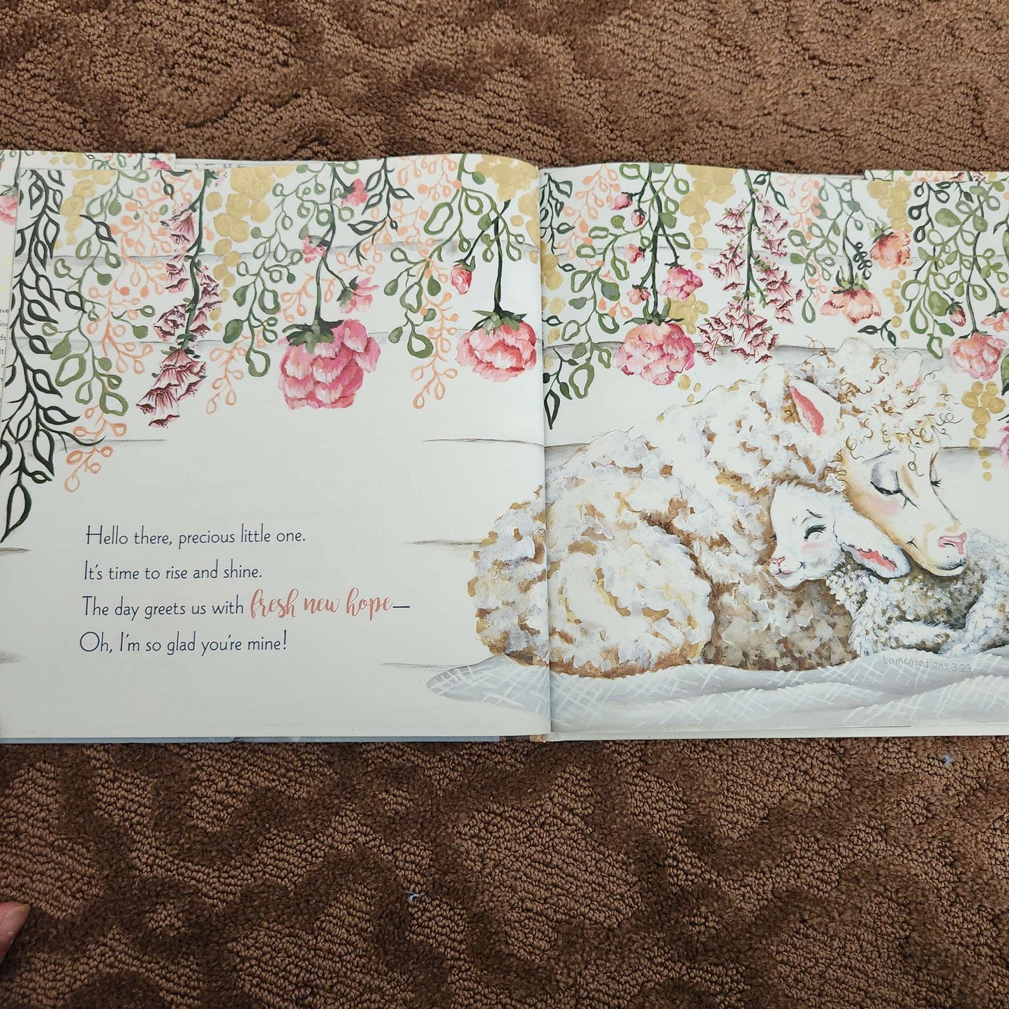 Christian children's book, morning blessings book