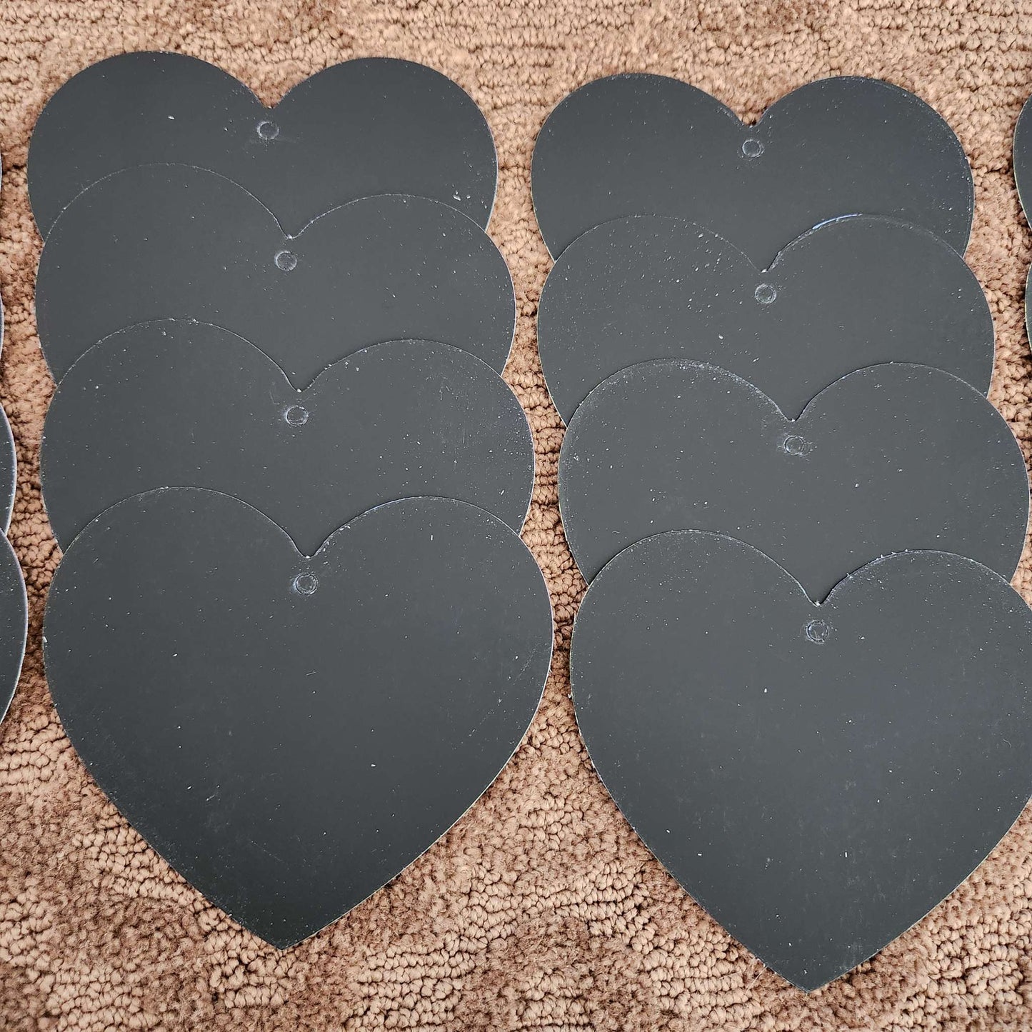 Scratch paper hearts