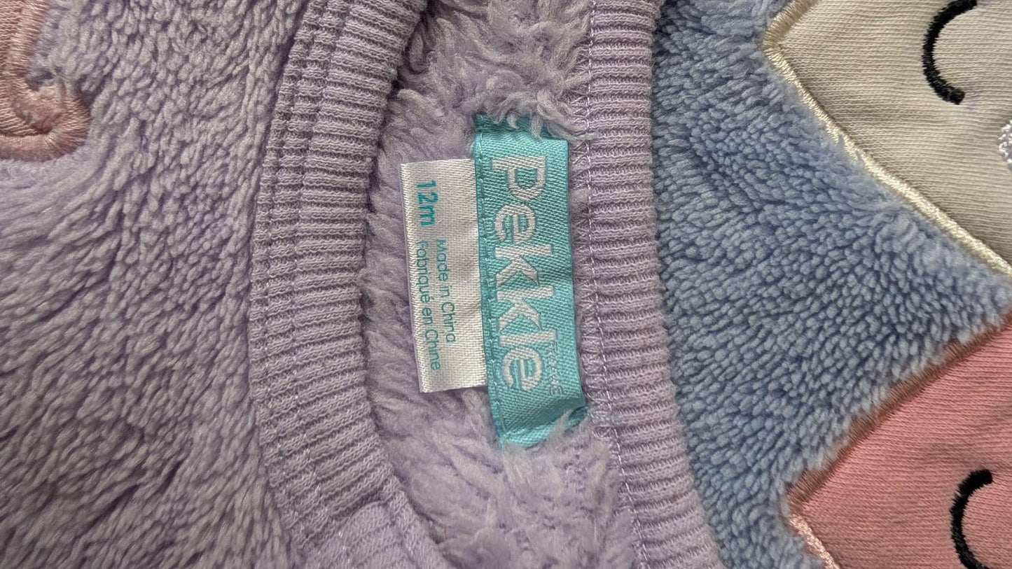 Pekkle 3pc Bundle Fuzzy Sweater 12m, Kids 12 Month (9-12M)