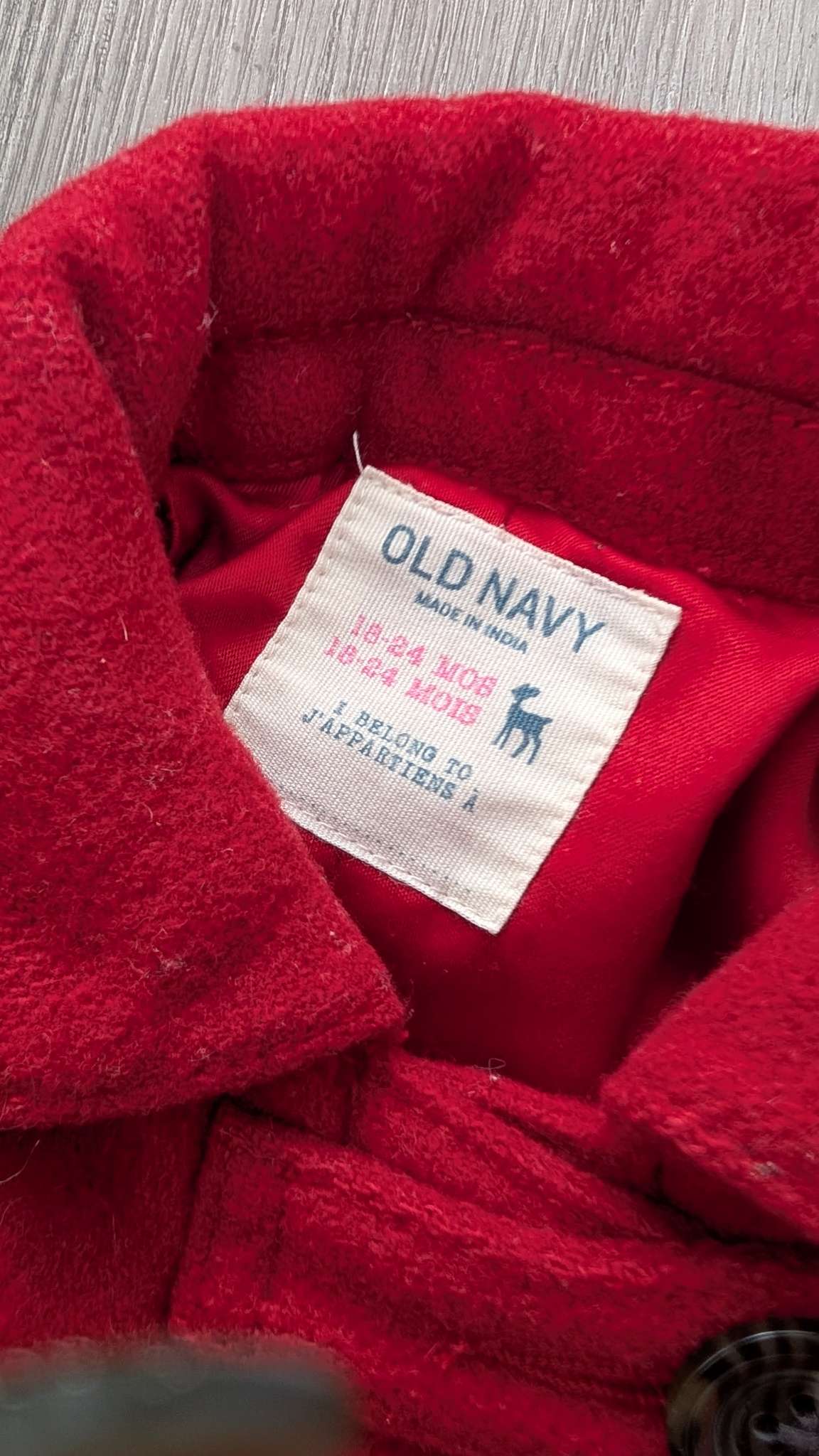 Old Navy Fall Coat 12-18m🍂🍁, Kids 18 Month (12-18M)