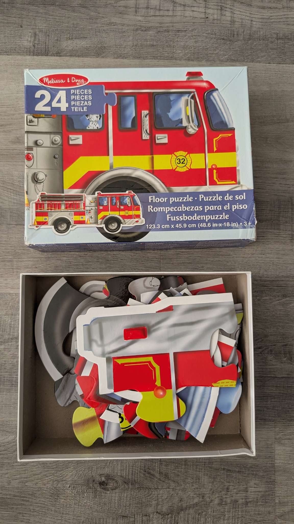 Melissa & Doug XL Firetruck Floor Puzzle