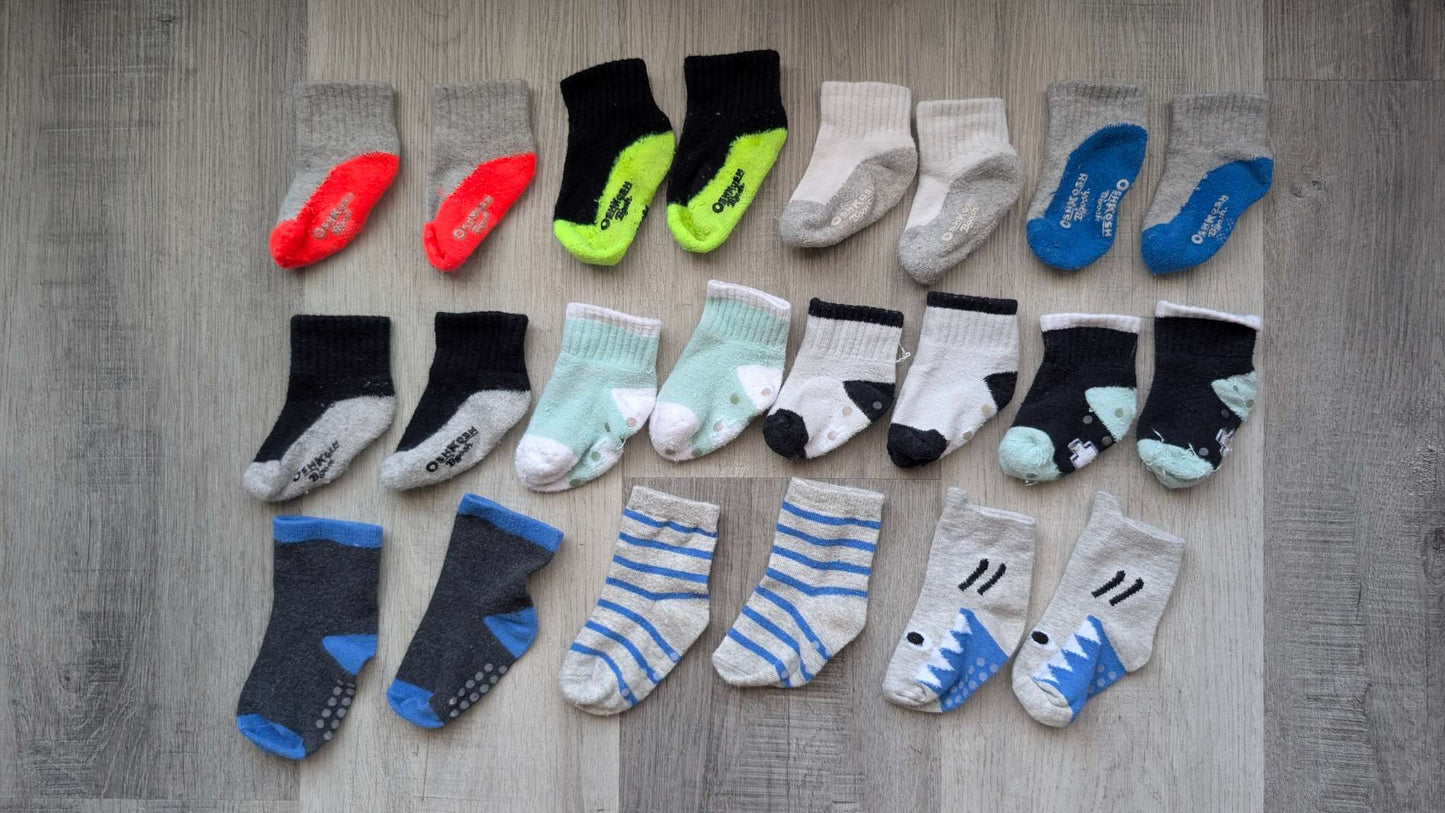 Baby Boy Mixed socks 0-12m