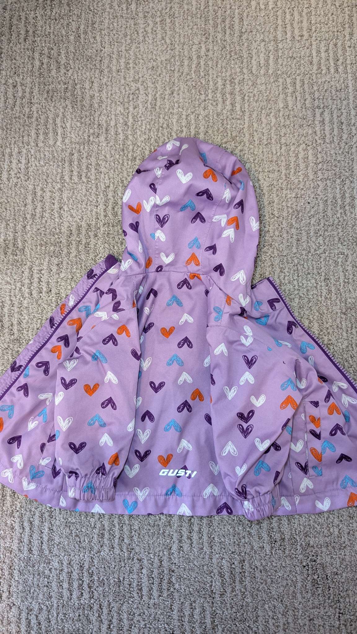 Gusti Fleeced lined Raincoat Windbreaker 12m+, Kids 12 Month (9-12M)