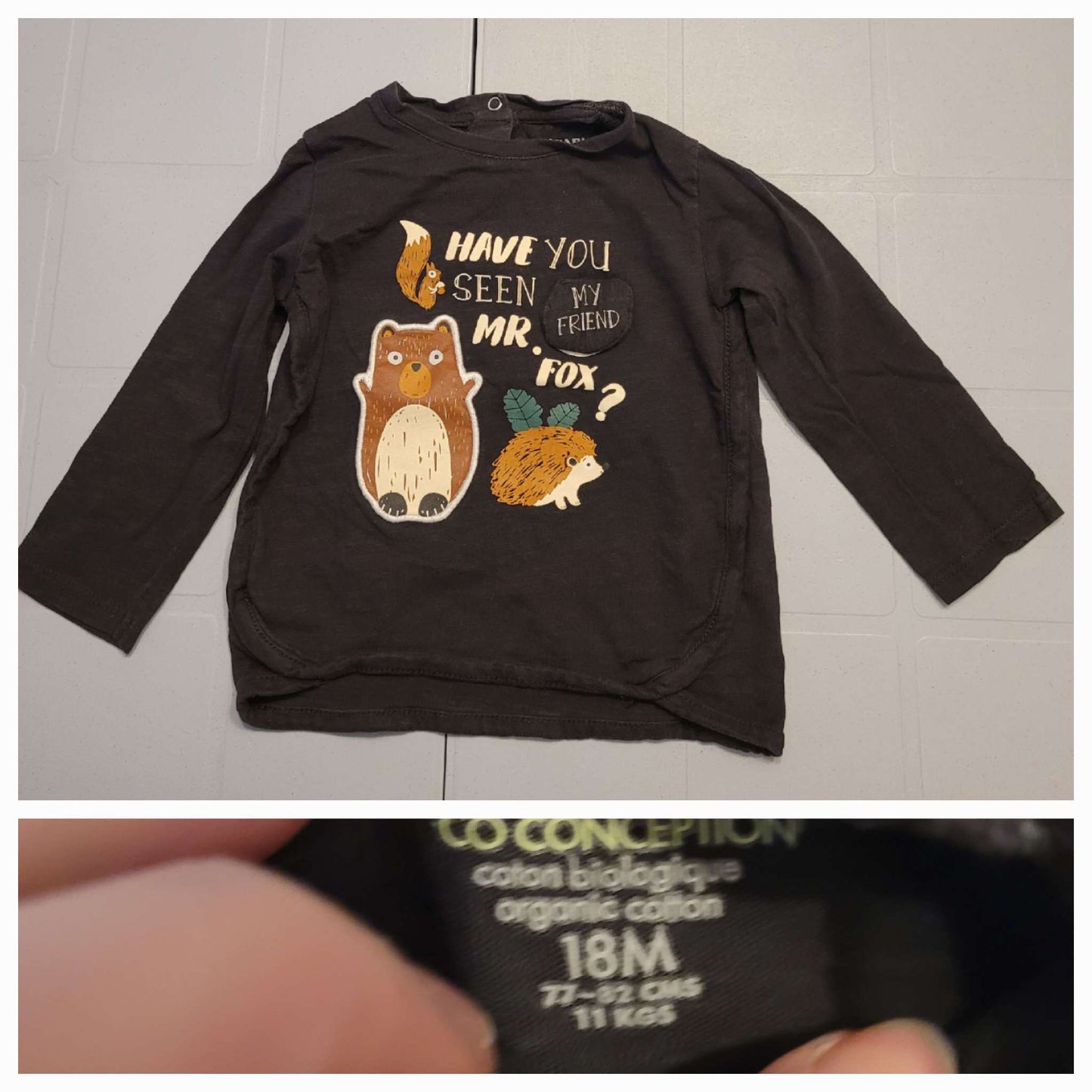 4 long sleeve tshirt, Kids 18 Month (12-18M)