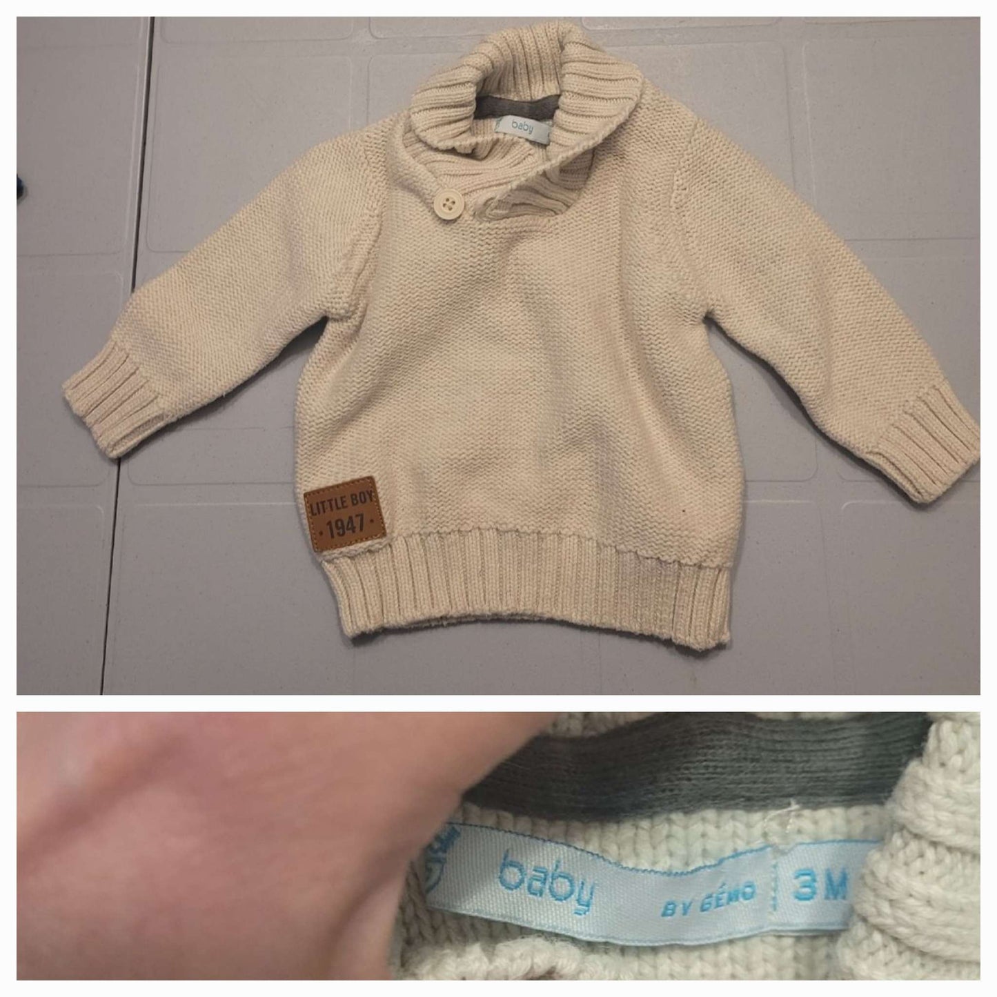 Bundle 5 sweaters, Kids 3 Month (0-3M)