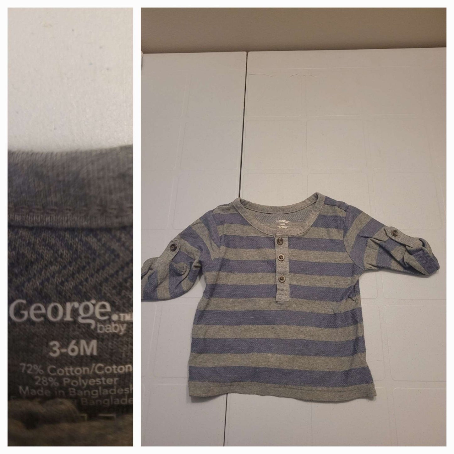 4 longs sleeves tshirt, Kids 3 Month (0-3M)