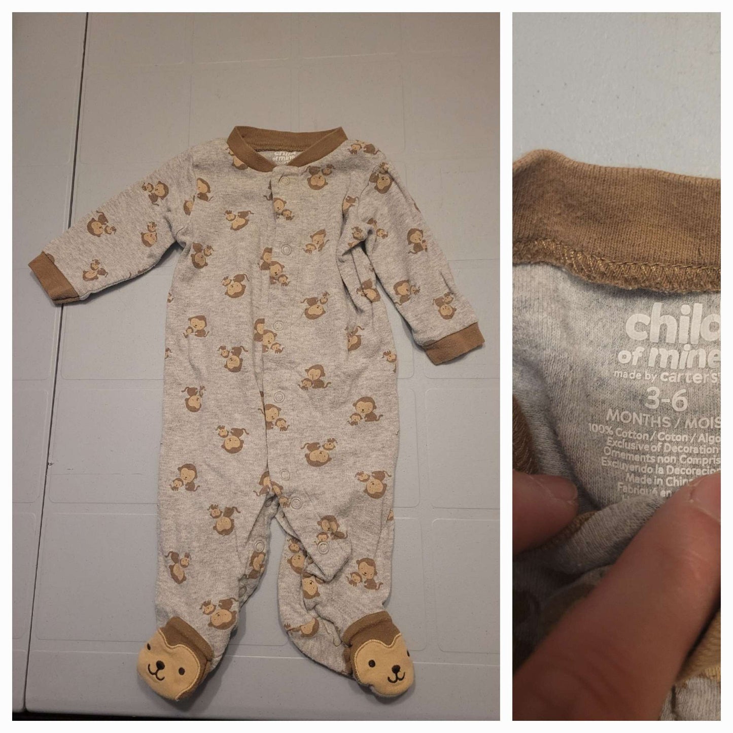 4 PJ, Kids 3 Month (0-3M)